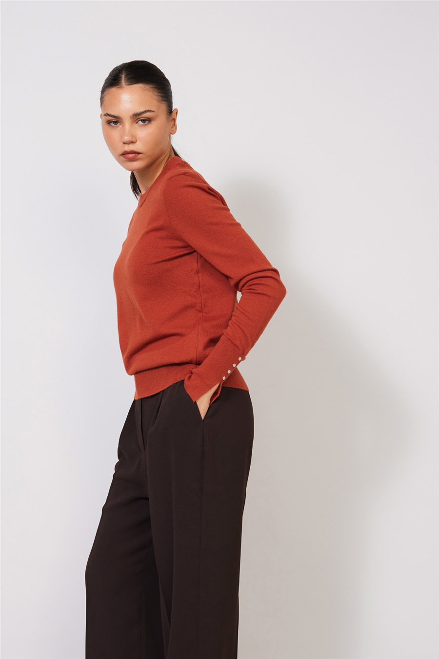 Nisan BİSİKLET YAKA BASIC TRİKO KİREMİT TT4690-Z
