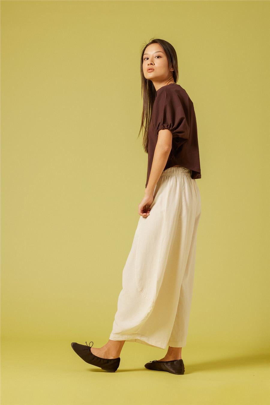 Nisan BİSİKLET YAKA T-SHIRT KAHVE N26-2257