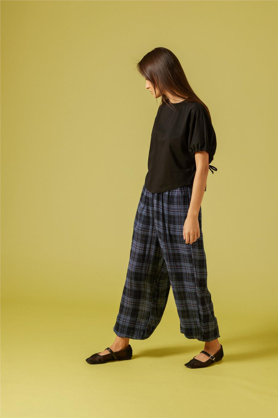 Nisan BİSİKLET YAKA T-SHIRT SİYAH N26-2257