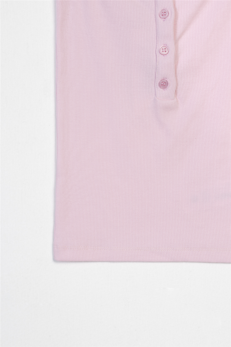 Nisan DÜĞME DETAYLI FİTİLLİ ATLET PEMBE N26-2426