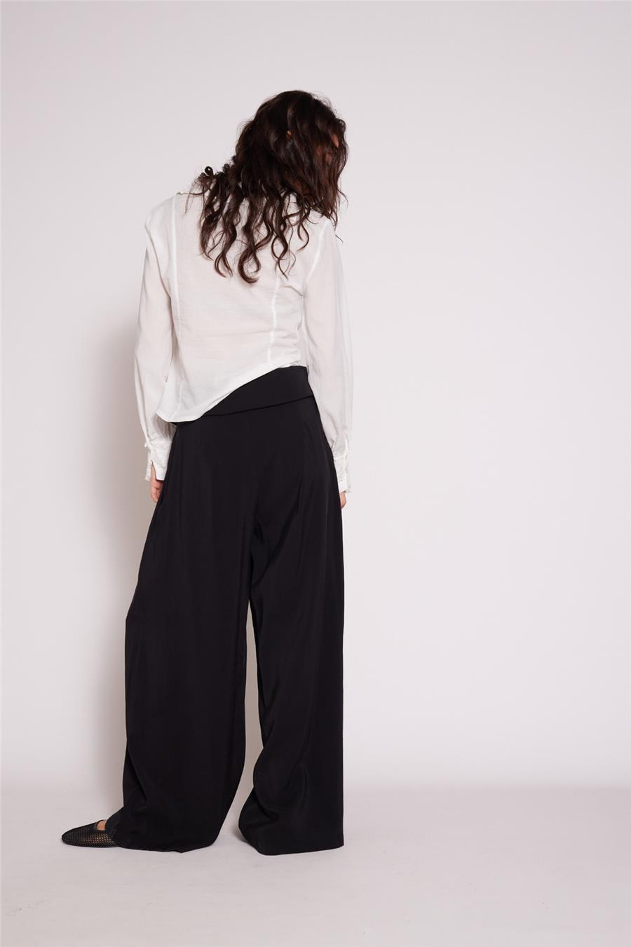Nisan KATLANIR BELLİ PANTOLON SİYAH N26-2396