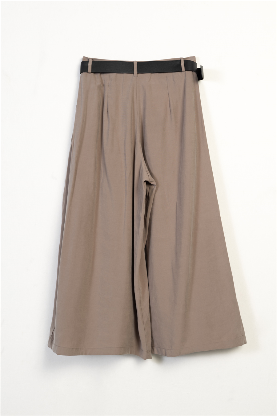 Nisan KEMERLİ VE PİLELİ CULOTTE PANTOLON VİZON N26-2445