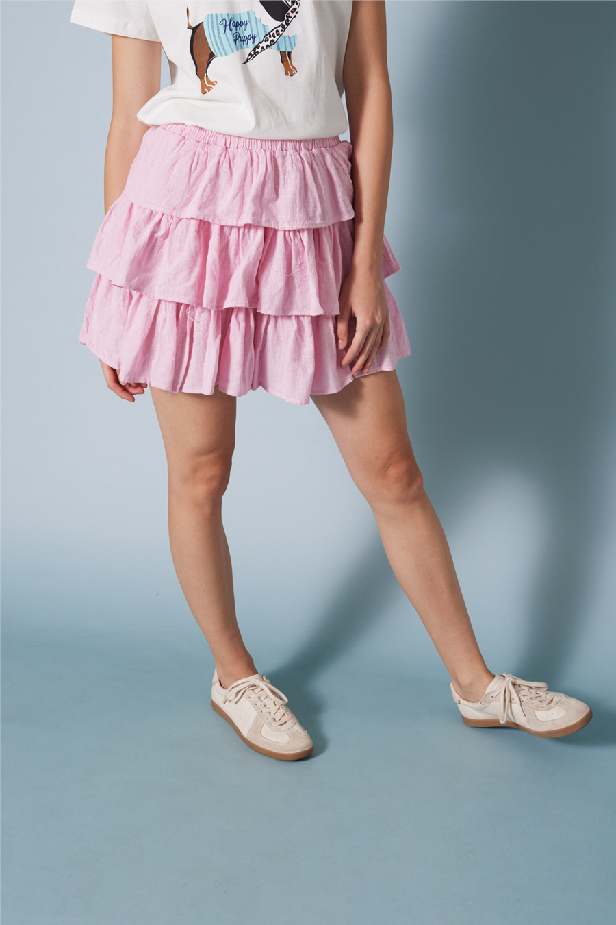 Nisan KETEN FIRFIRLI ETEK PEMBE N22-1347
