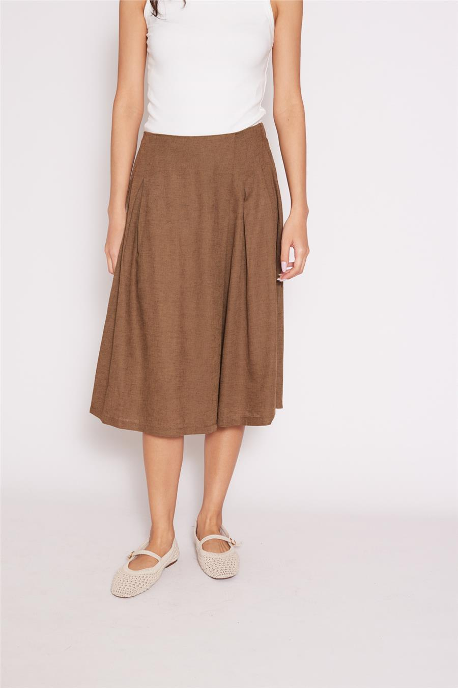 Nisan PİLİLİ PAREO BERMUDA OLIVE N26-2414