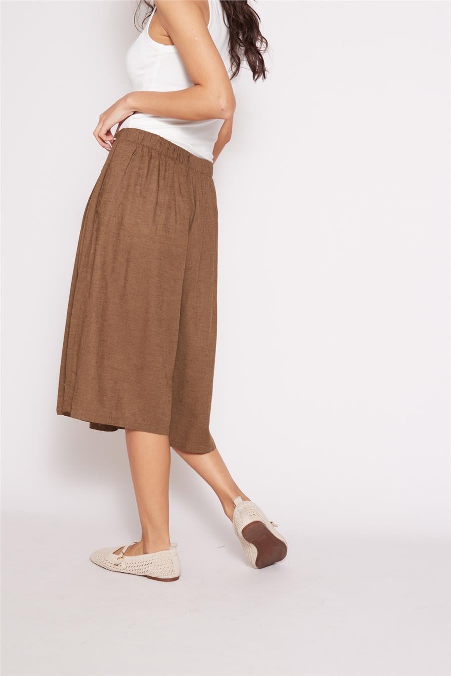Nisan PİLİLİ PAREO BERMUDA OLIVE N26-2414