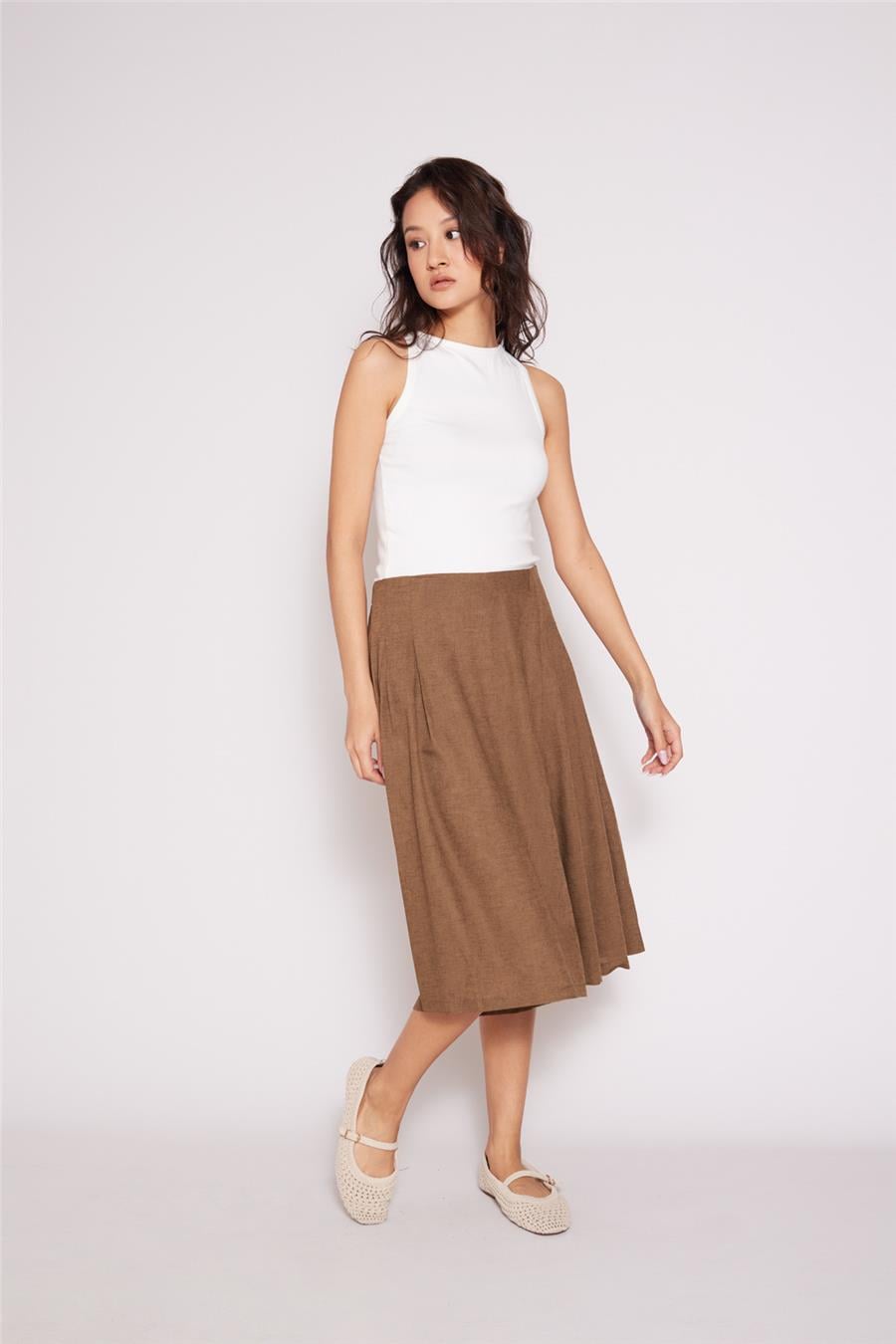 Nisan PİLİLİ PAREO BERMUDA OLIVE N26-2414