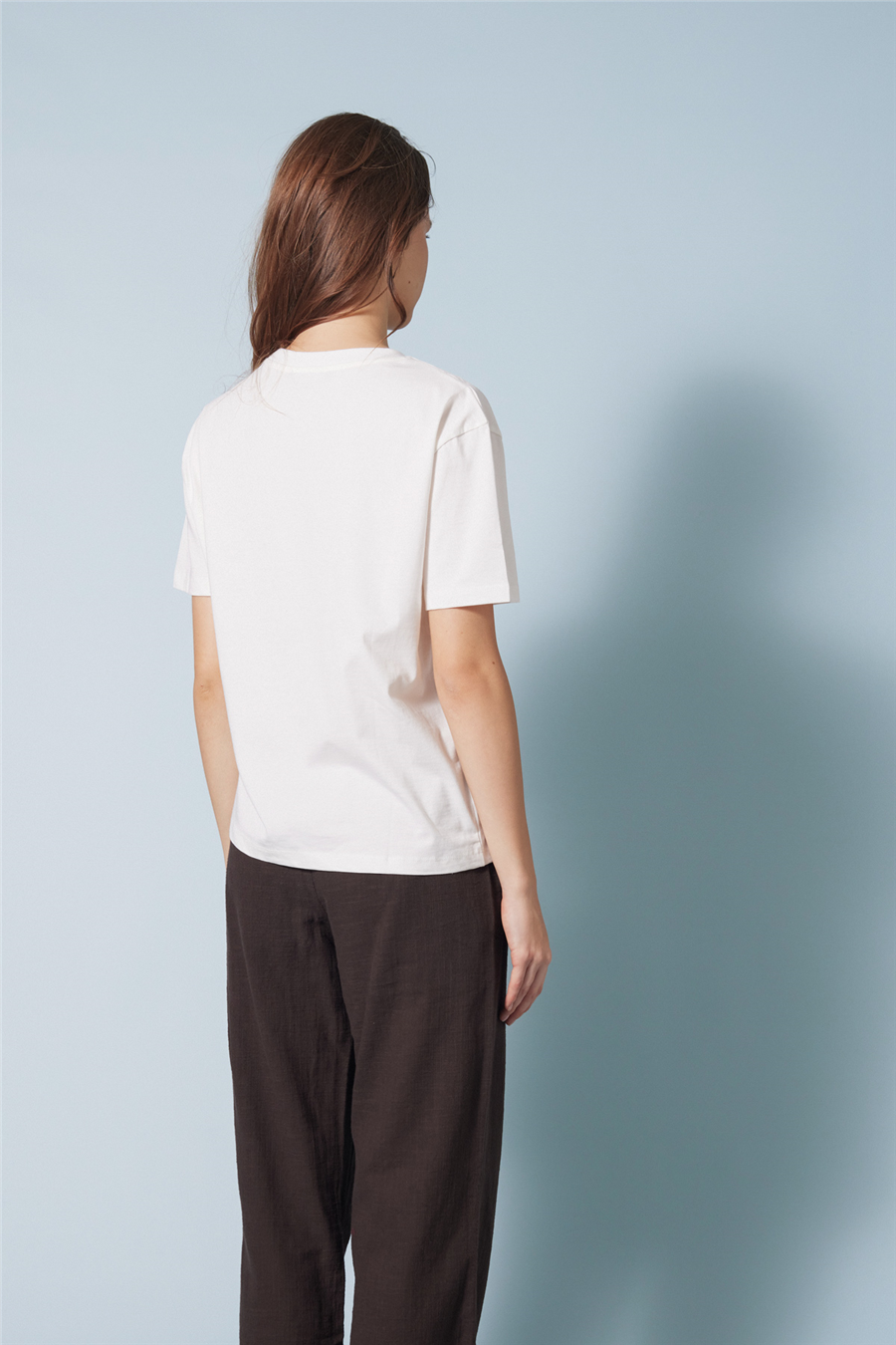 Nisan PÖTİKARE YAMA DETAYLI KISA KOLLU T-SHIRT EKRU N26-2332