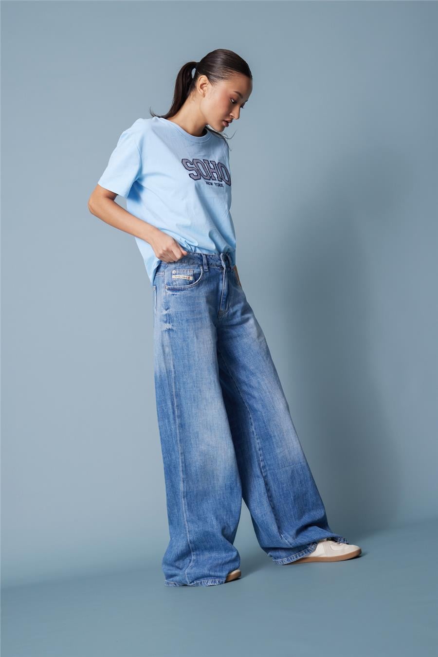 Nisan RELAXED FIT DENIM PANTOLON MAVİ N26-2292