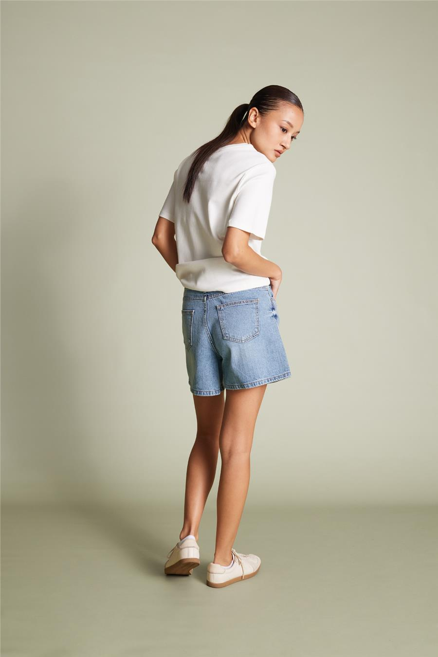 Nisan TAŞLI DENIM ŞORT MAVİ N26-2394
