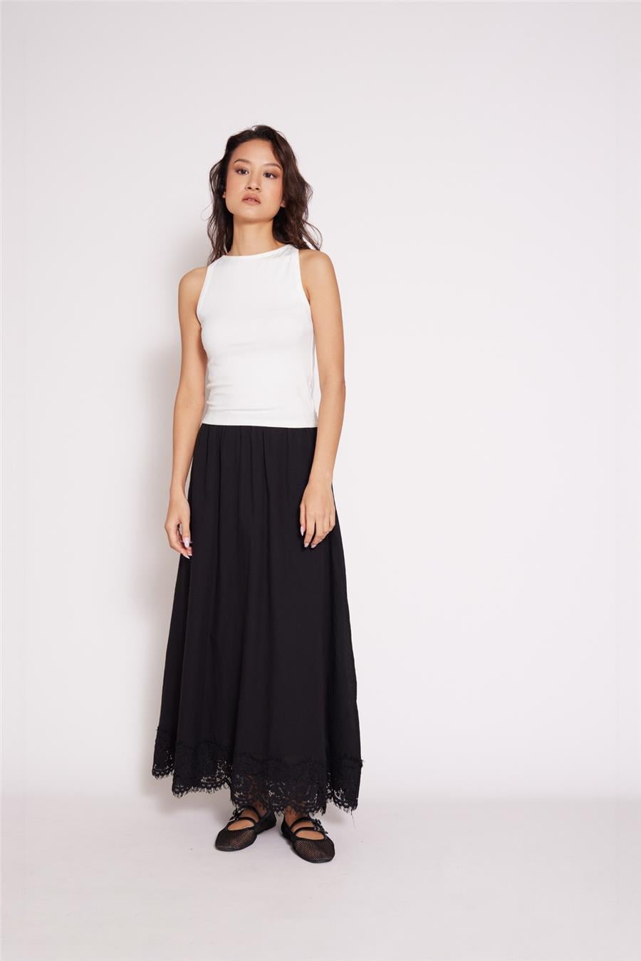 Nisan YUMUŞAK DOKULU HALTER TOP EKRU N26-2373