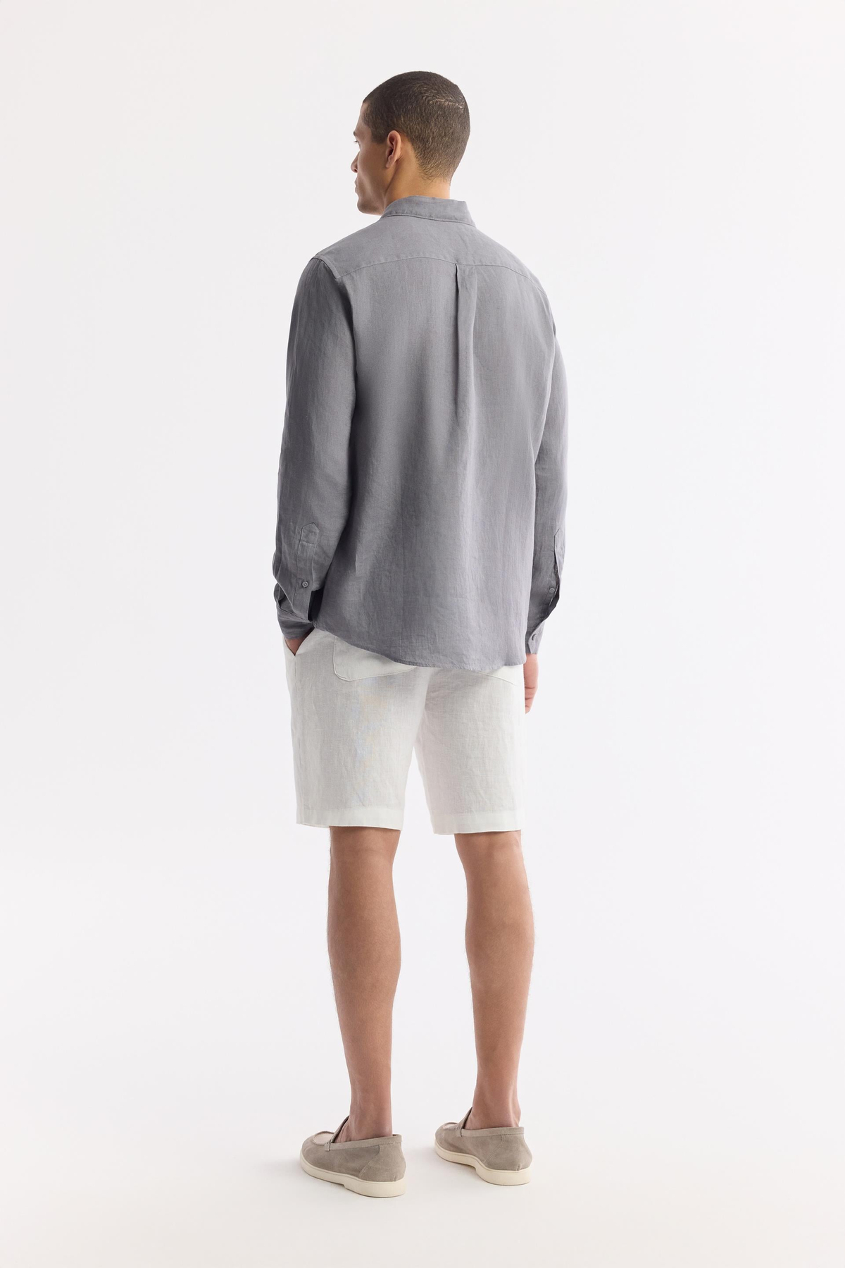 Anthracite Linen Shirt
