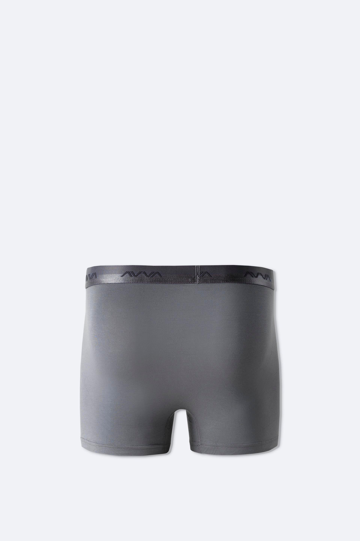 Antrasit Düz Basic Soft Touch Tekli Boxer