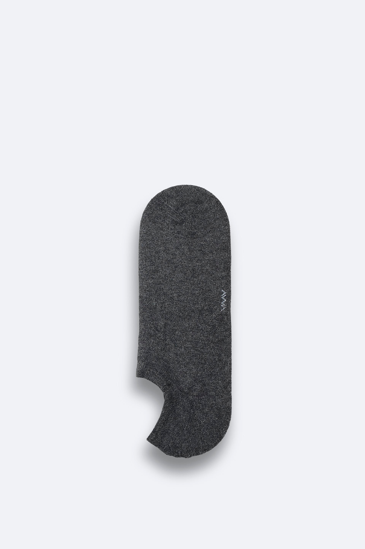 Antrasit Havlulu Sneaker Çorap