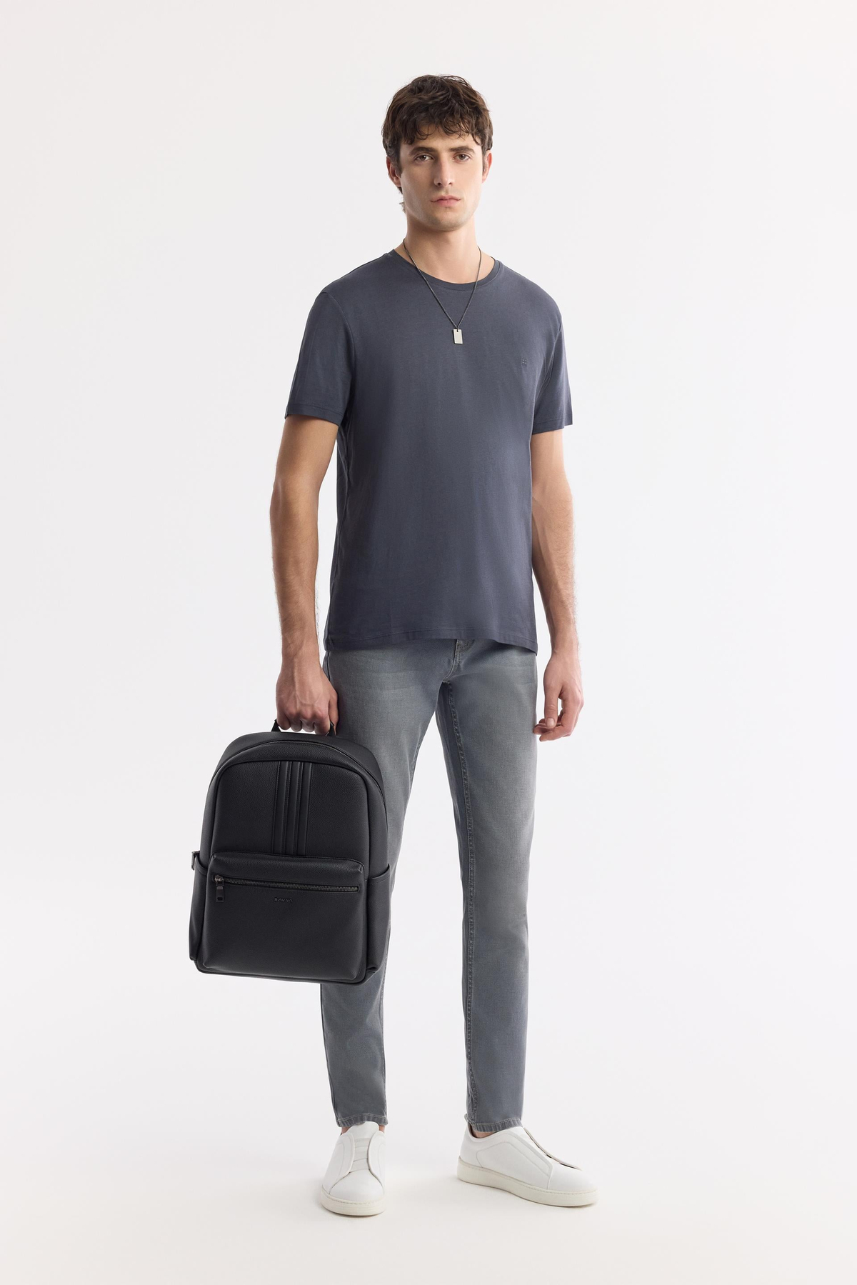Anthracite Crew Neck T-Shirt