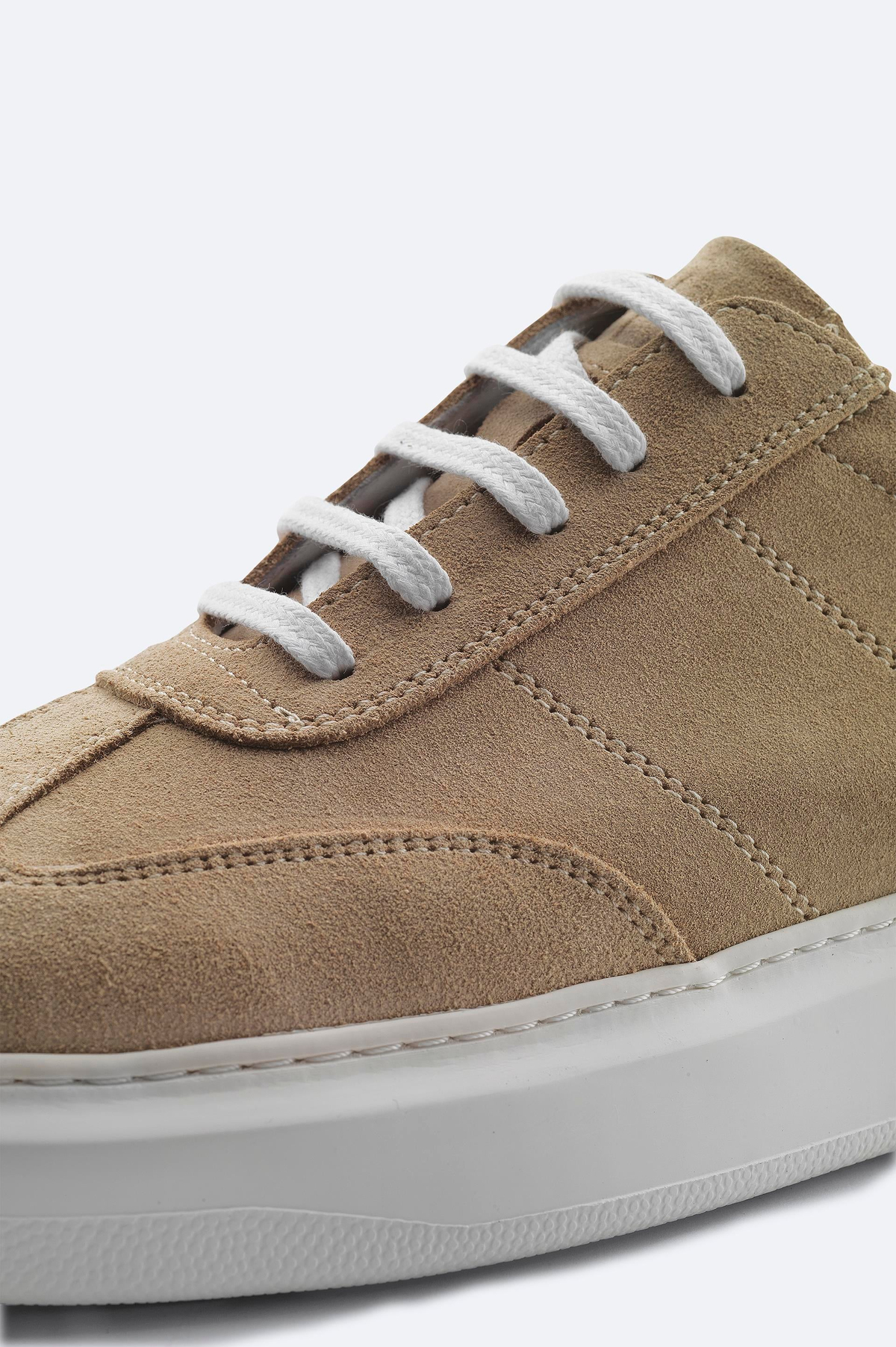 Beige Suede Casual Shoes