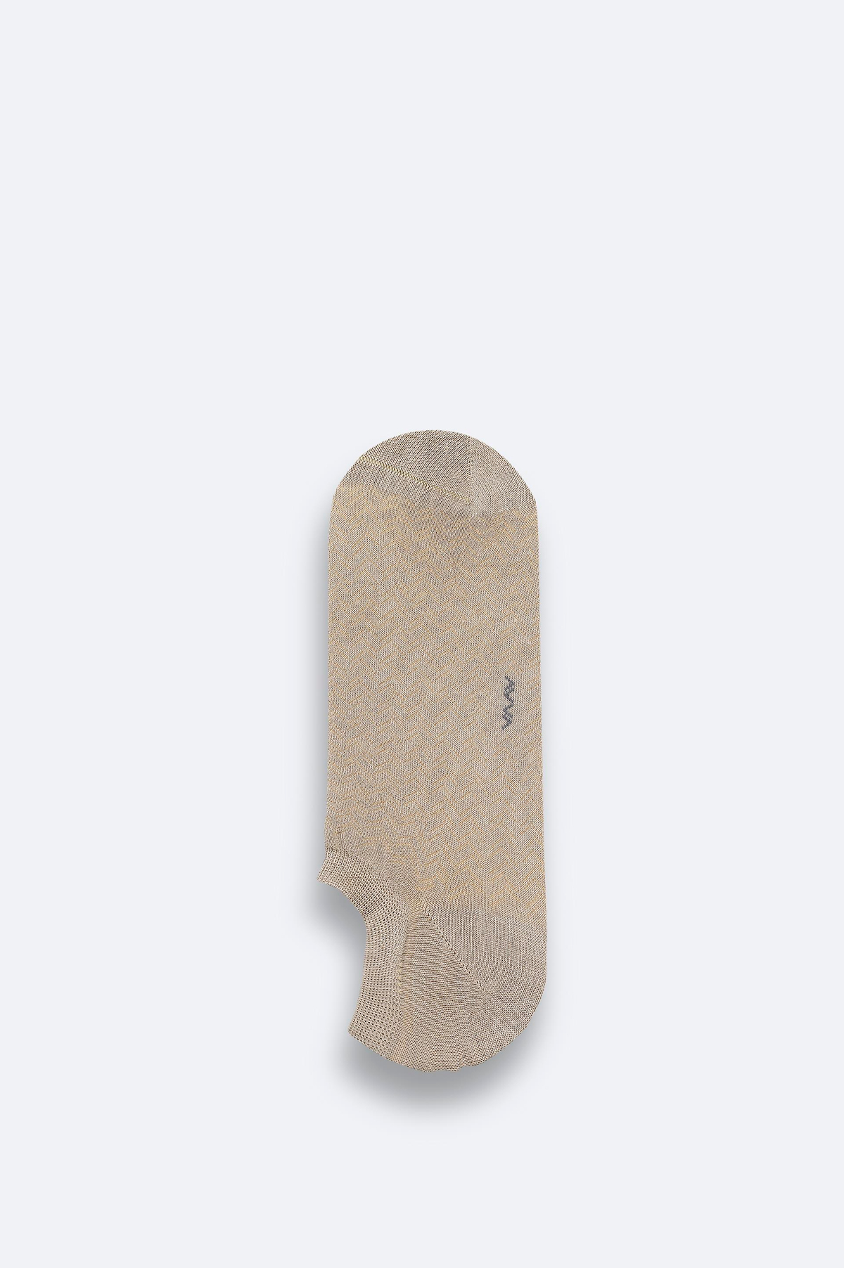 Bej Sneaker Çorap