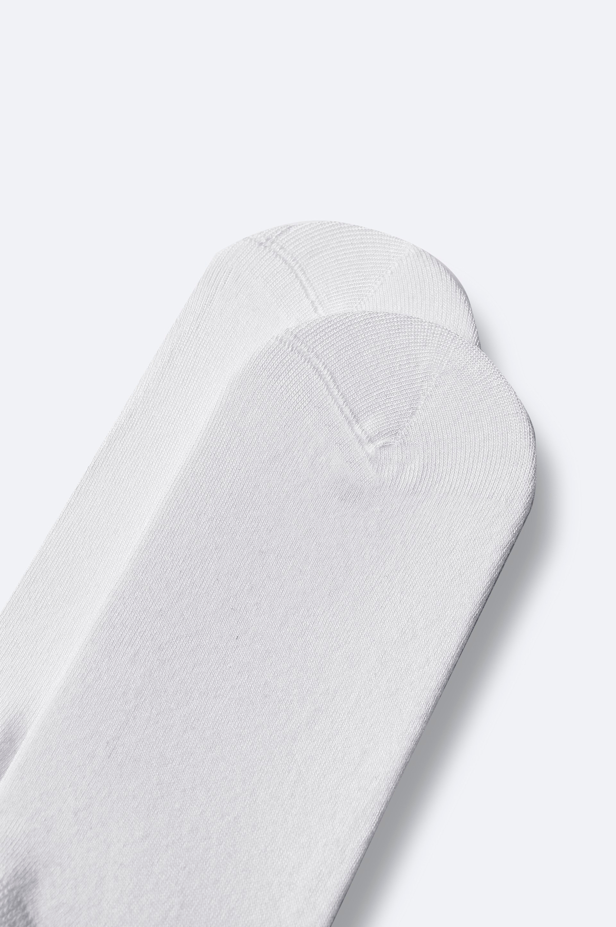 White Cotton Sneaker Socks