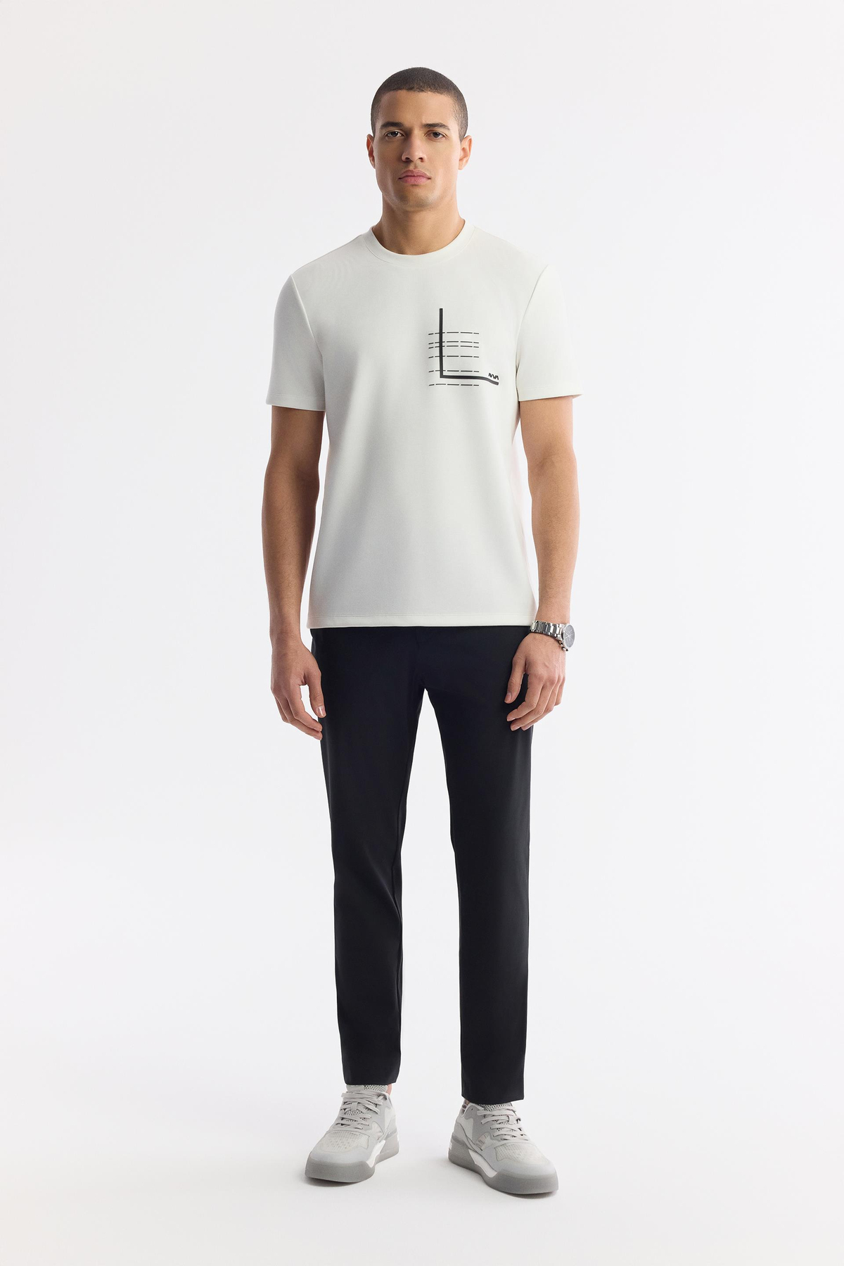 Bisiklet Yaka Enjeksiyon & Transfer Cep Baskılı İnterlok T-Shirt