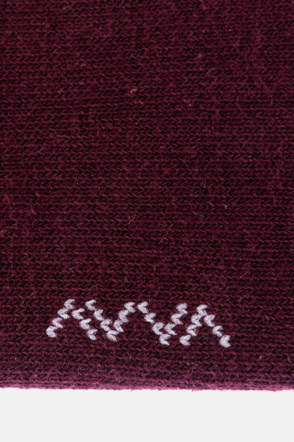 Bordo Pamuklu Sneaker Çorap
