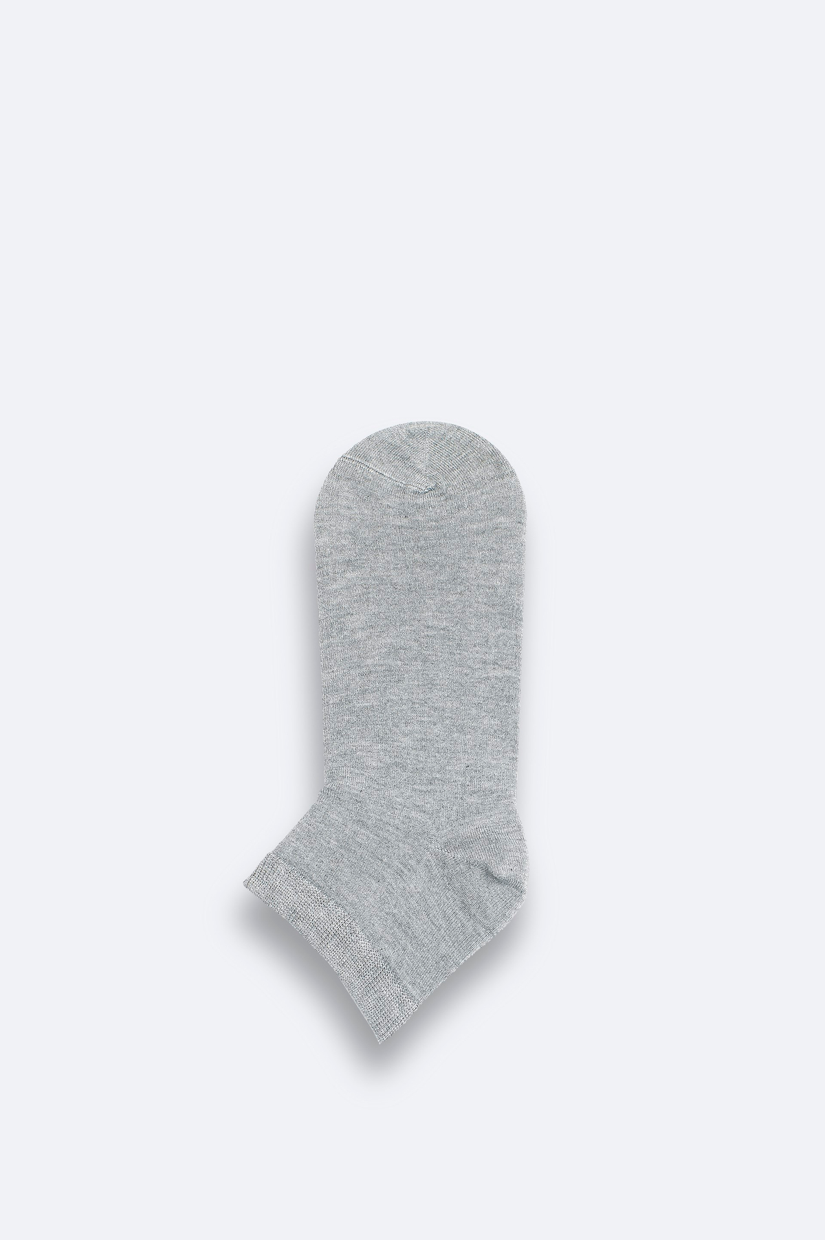 Gri Bambu Patik Çorap
