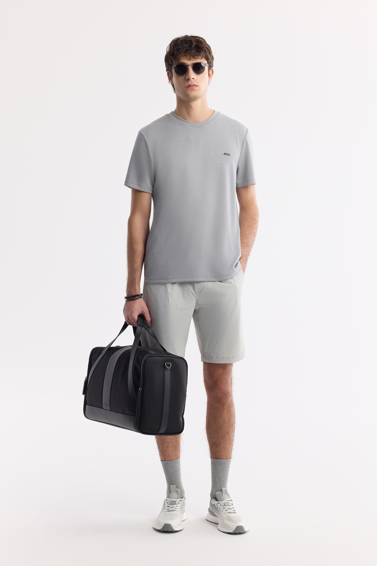 Grey Crew Neck T-Shirt