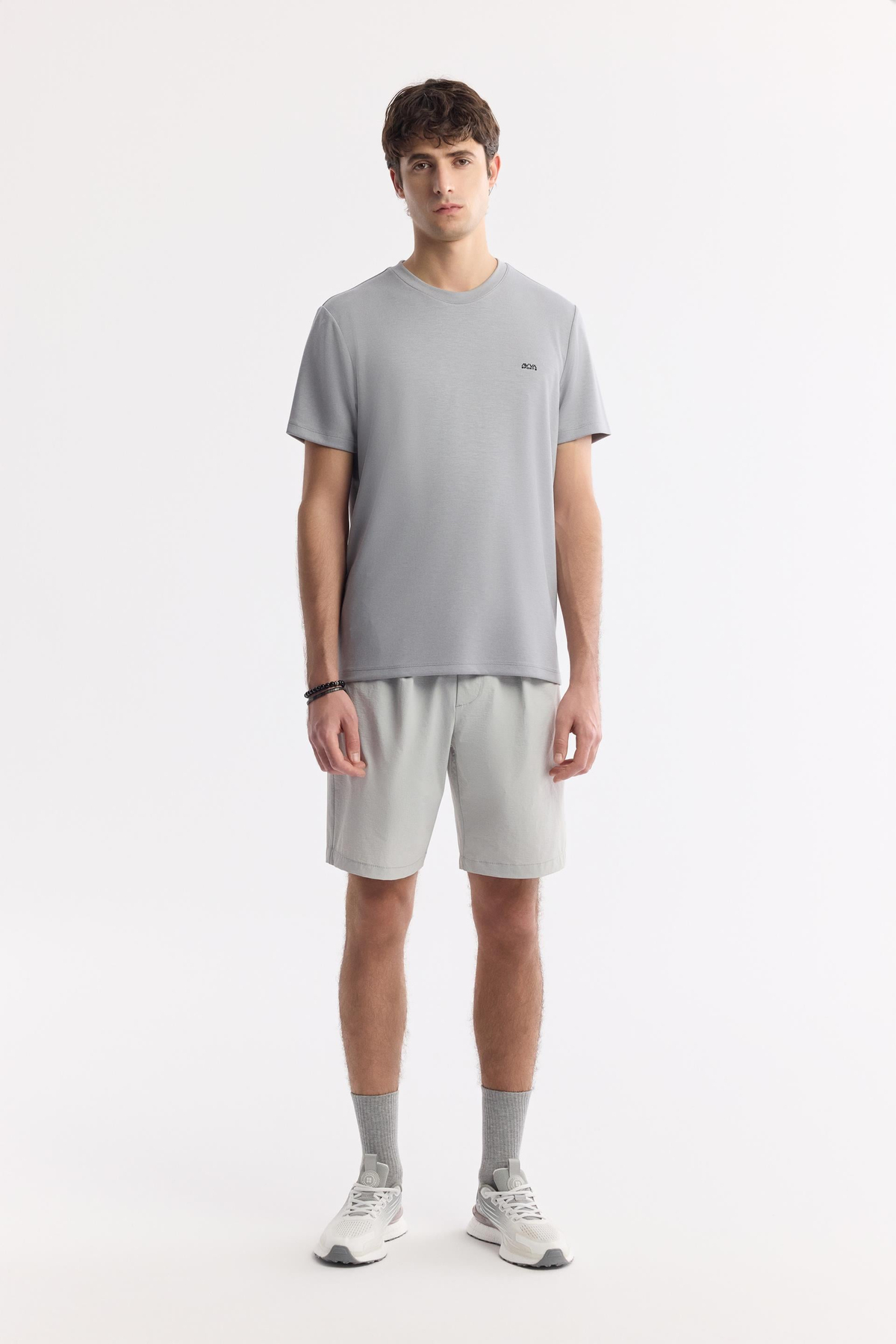 Grey Crew Neck T-Shirt