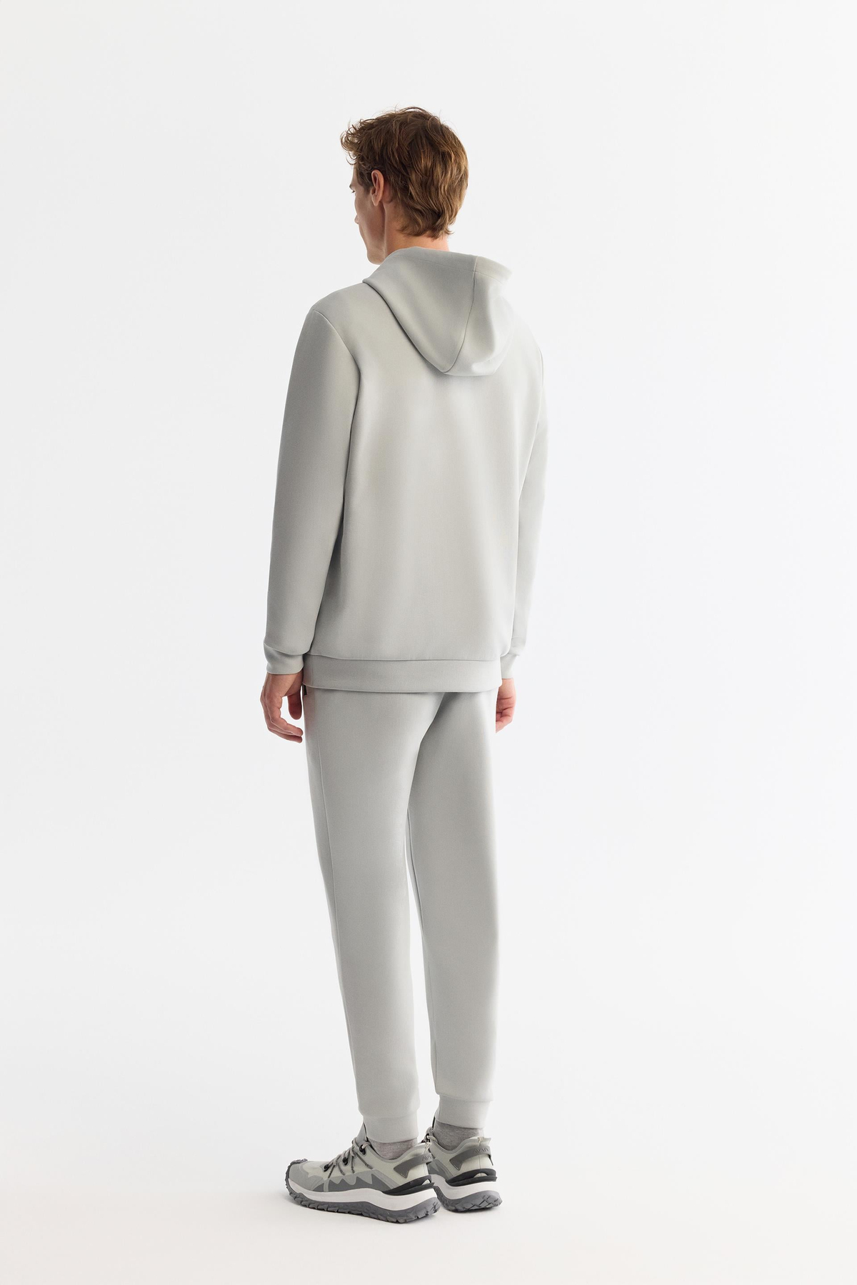 Grey Hooded Sweatshirt