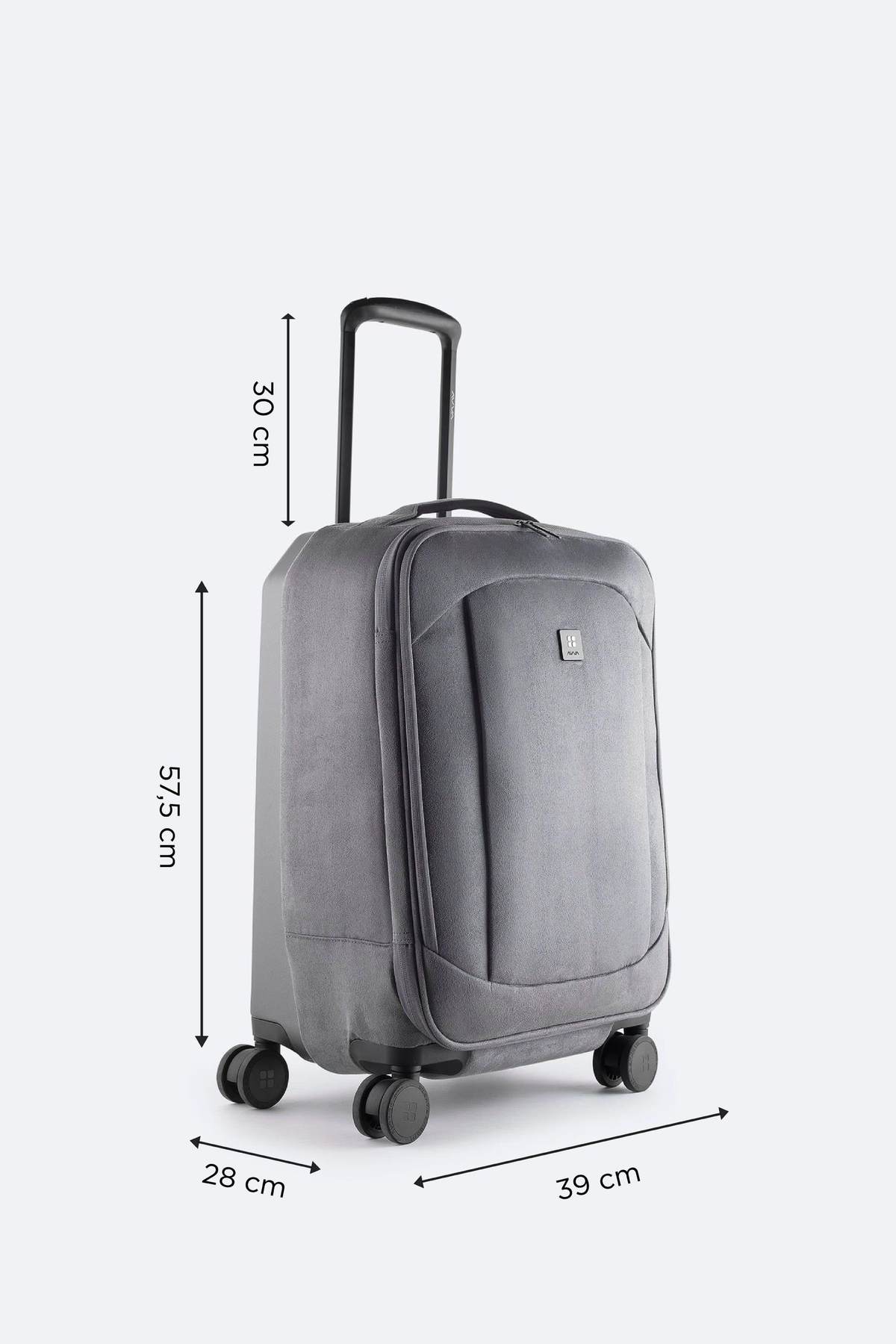 Grey Small Suitcase