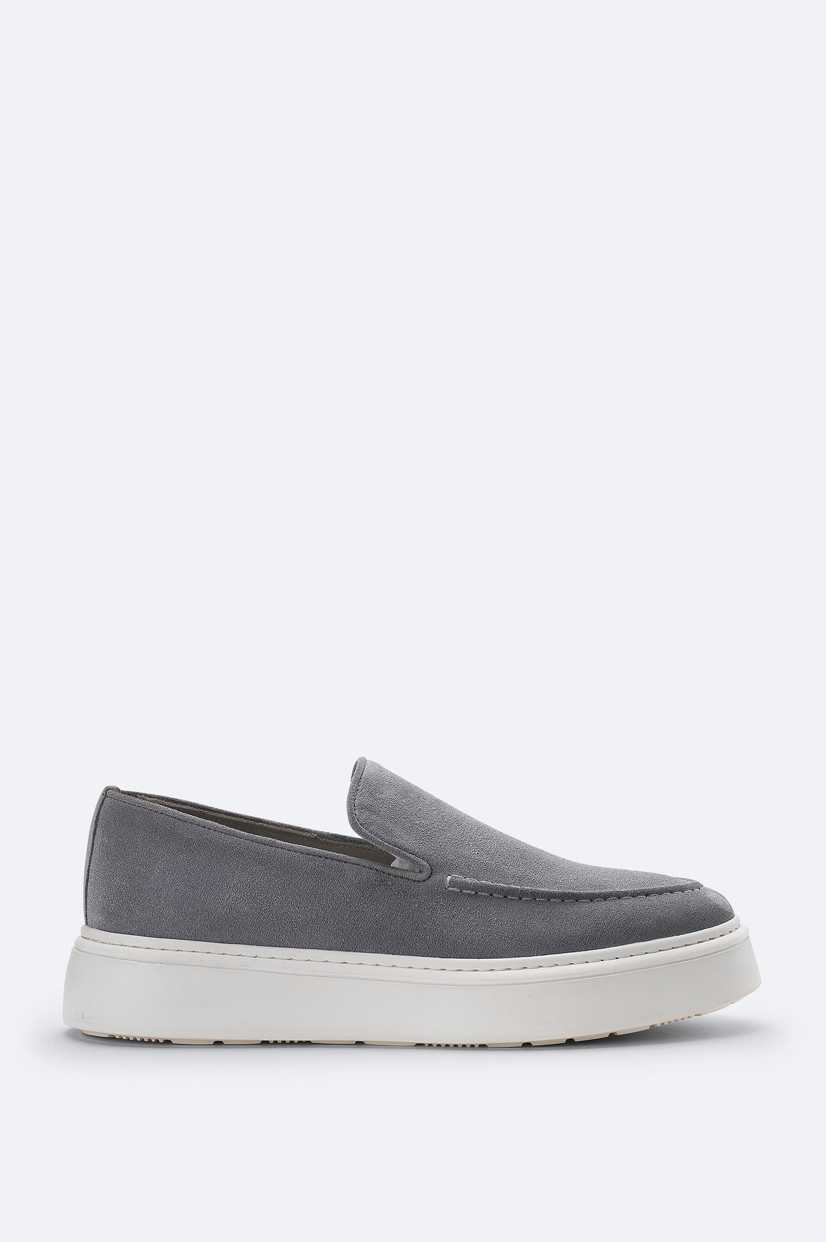 Gri Loafer Ayakkabı