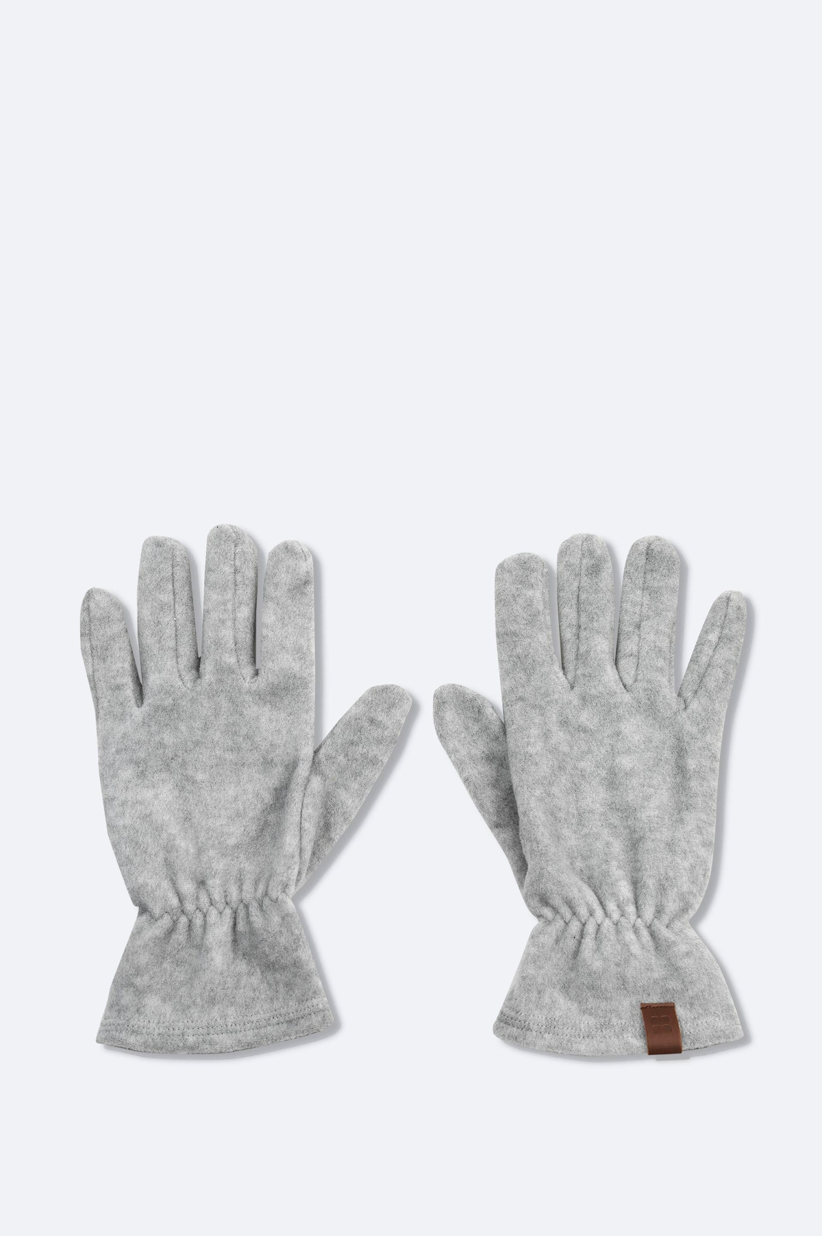 Grey Neckwarmer Beanie and Glove Set