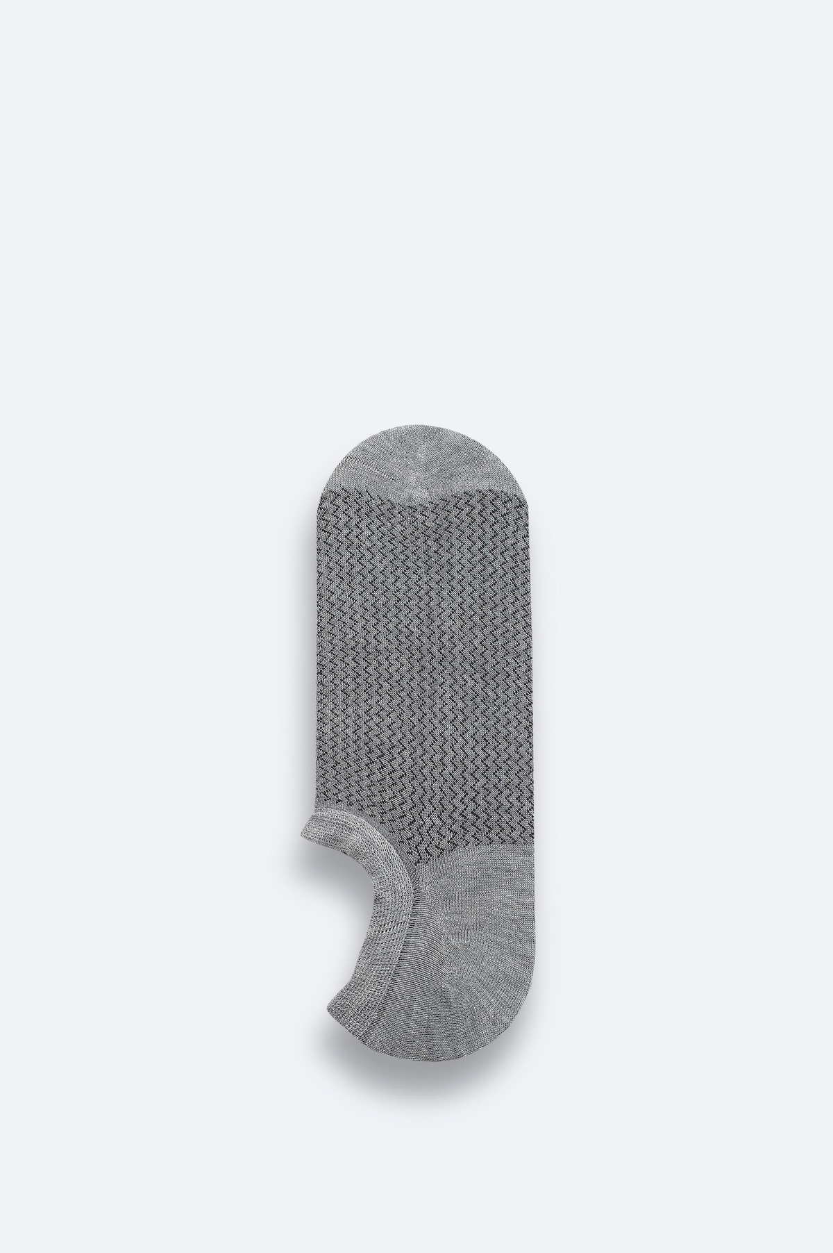 Gri Sneaker Çorap