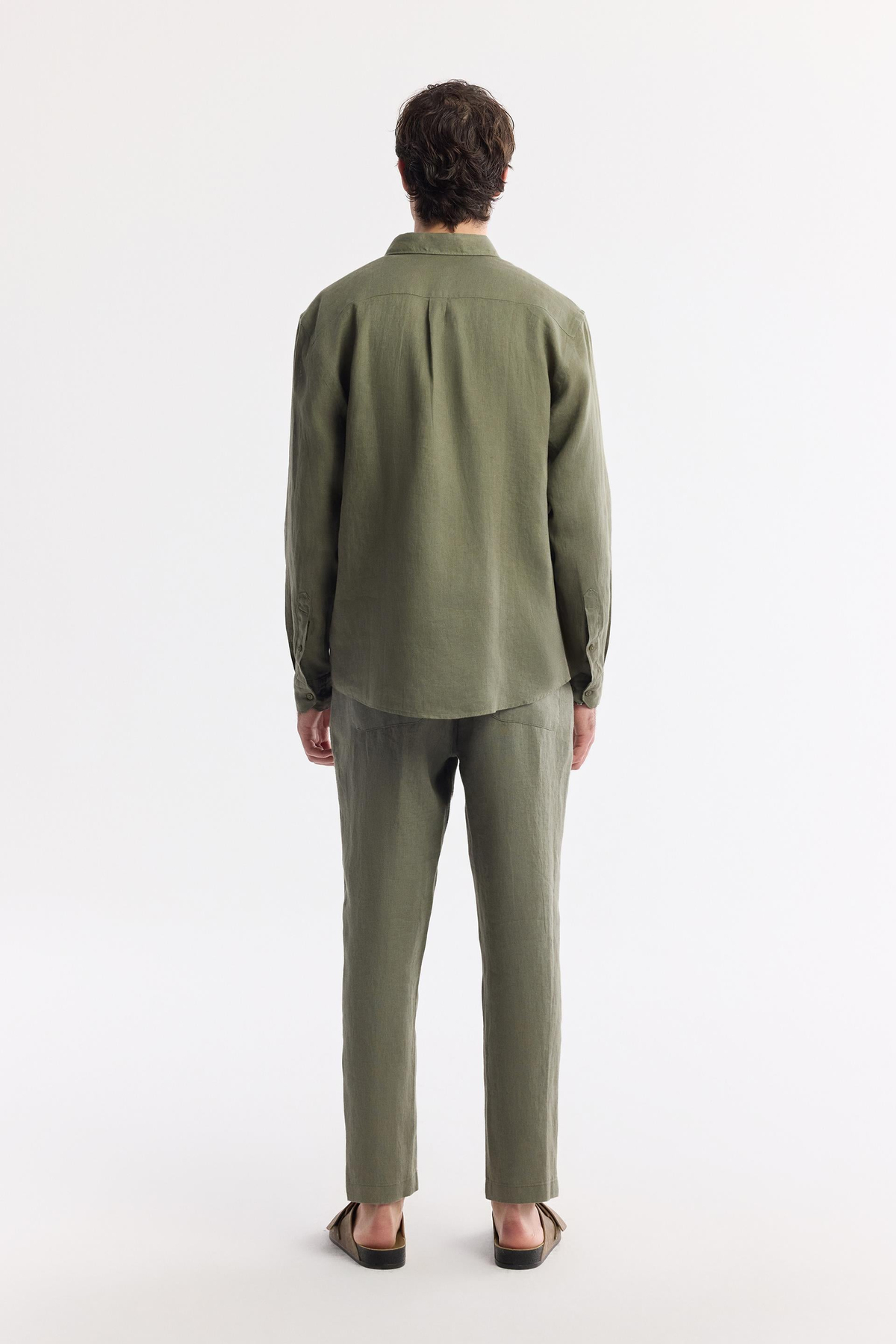Khaki Linen Shirt