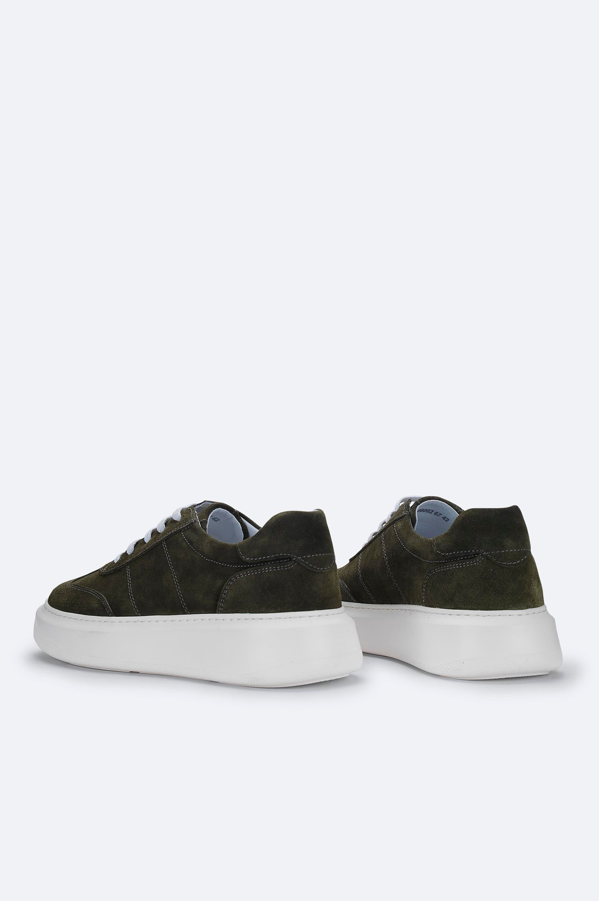 Khaki Suede Casual Shoes