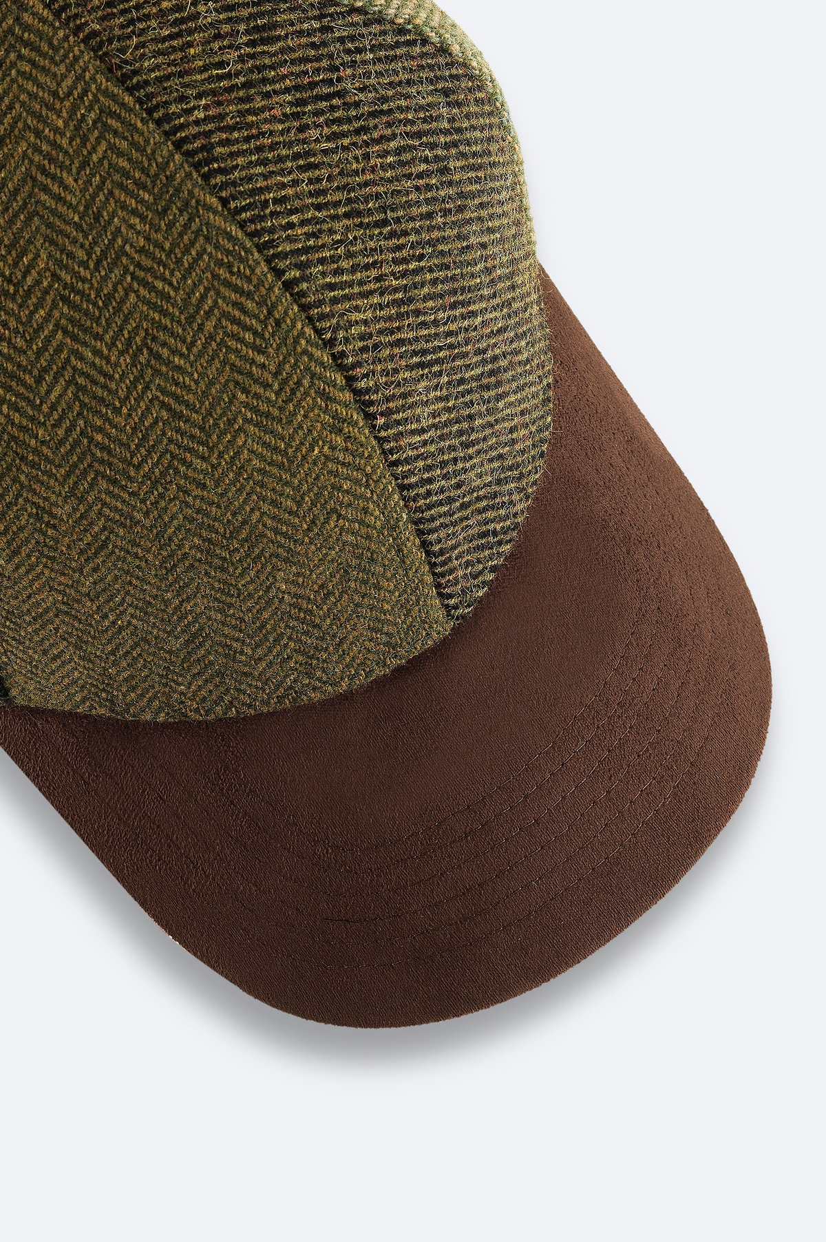 Haki Patchwork Şapka