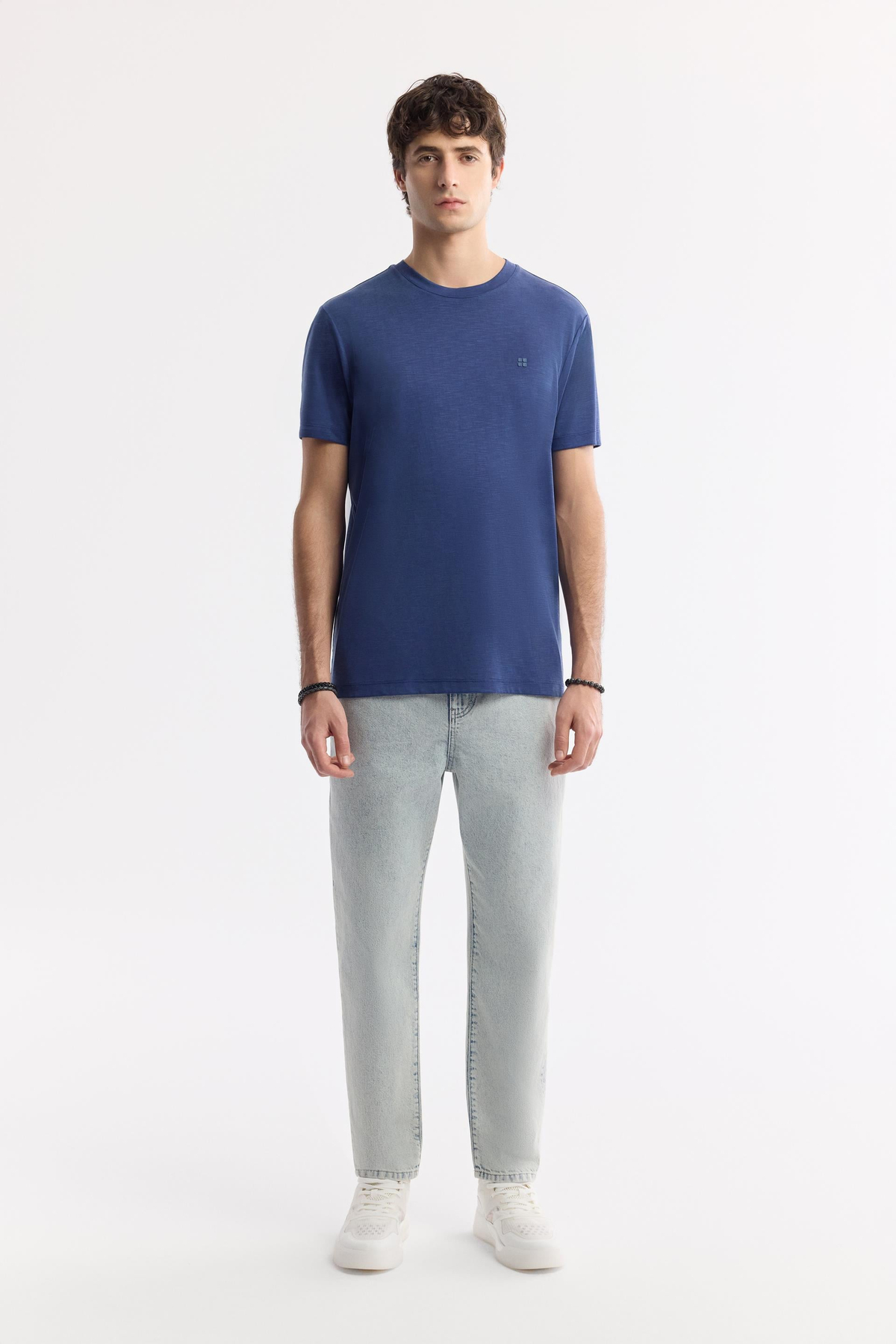Indigo Crew Neck T-Shirt