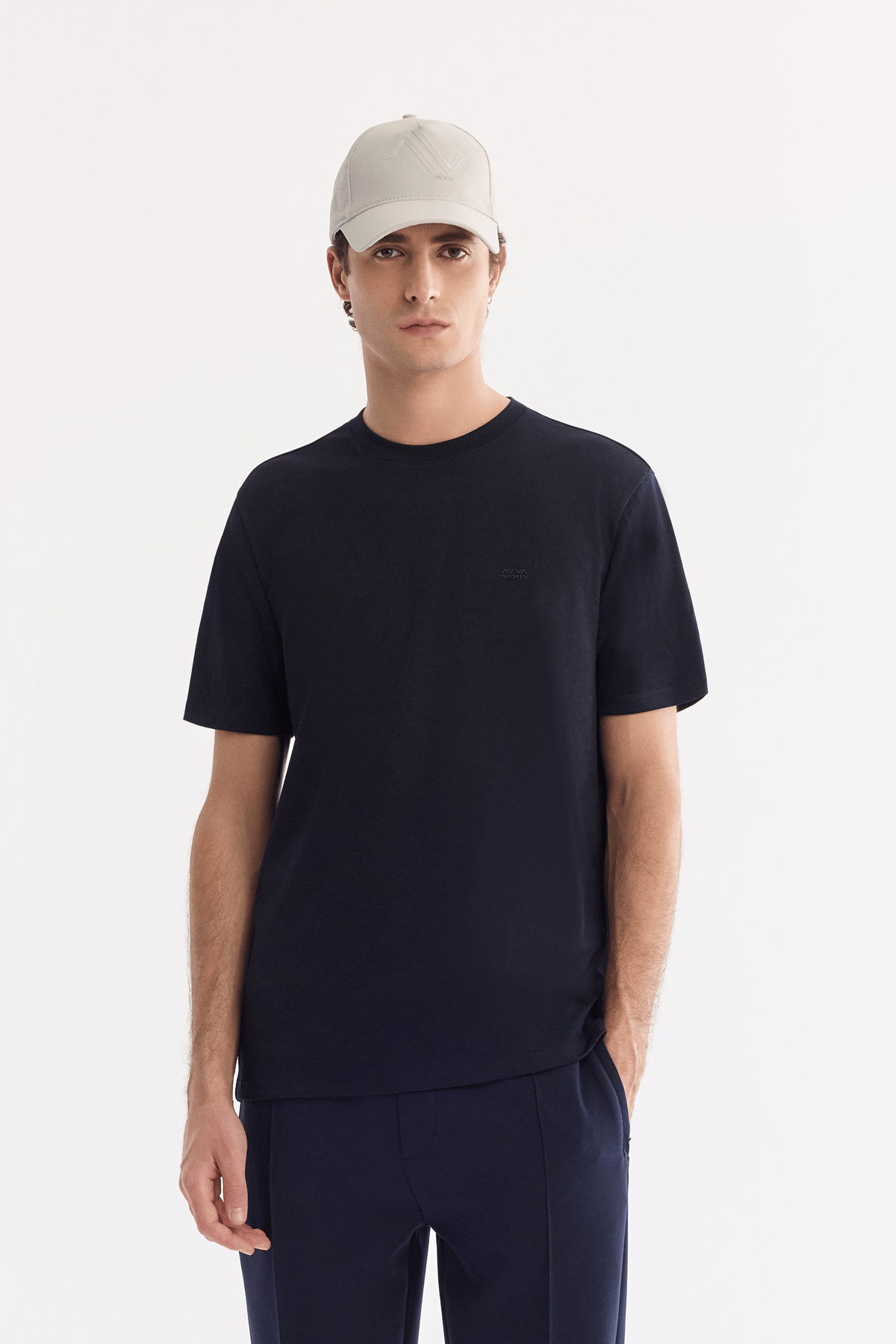 Navy Round Neck T-Shirt