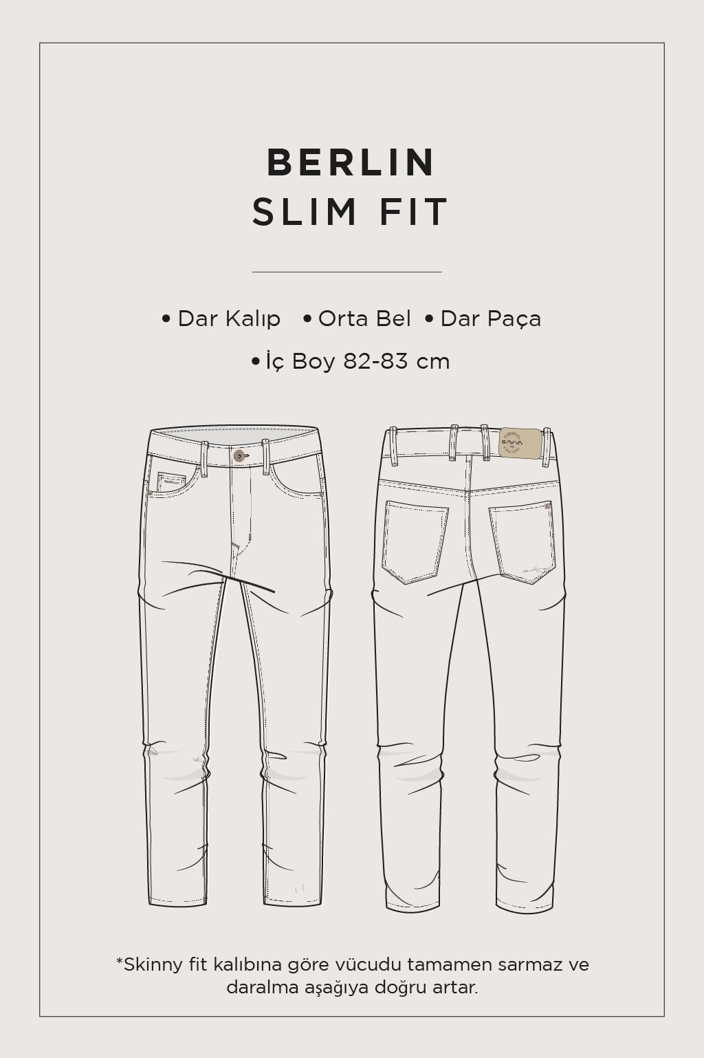 Navy Faded Jeans