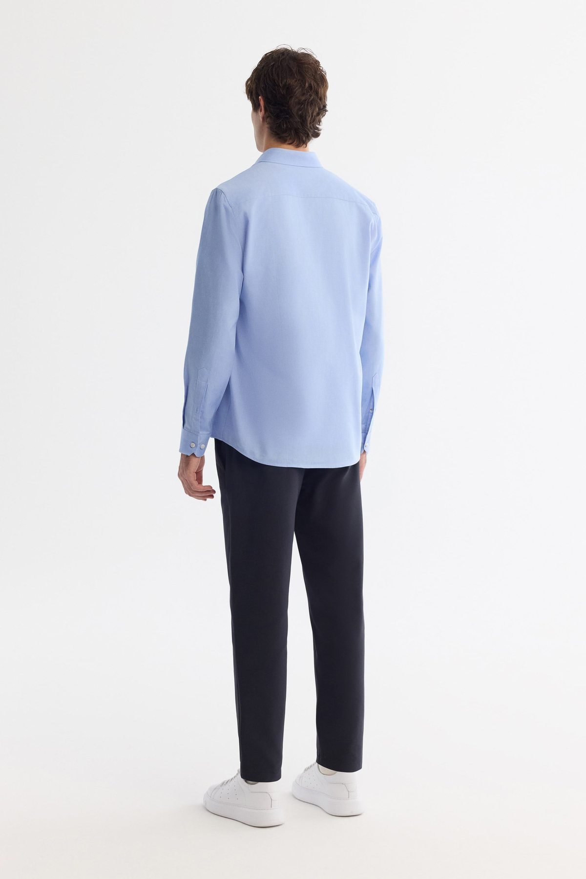 Blue 100% Cotton Oxford Shirt