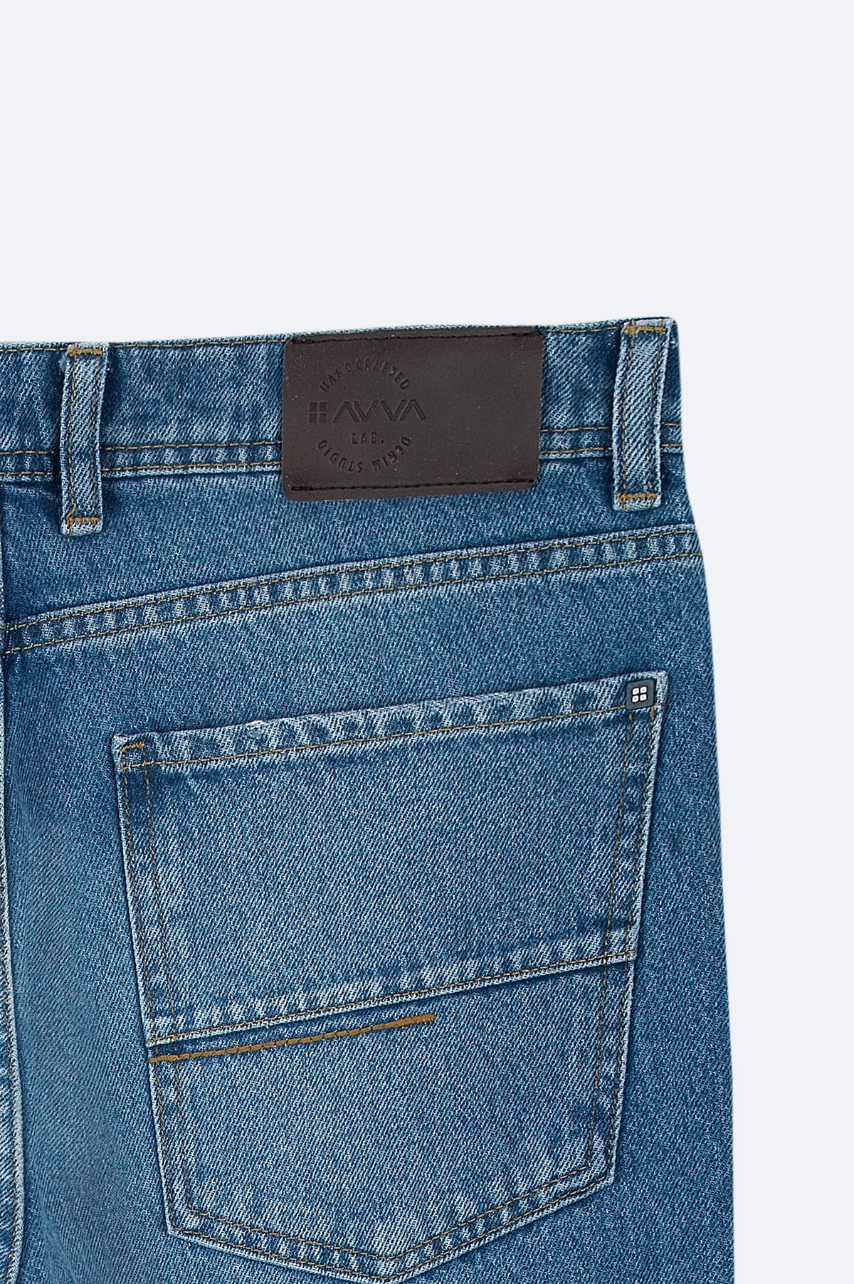 Mavi Eskitme Yıkama Jean Pantolon