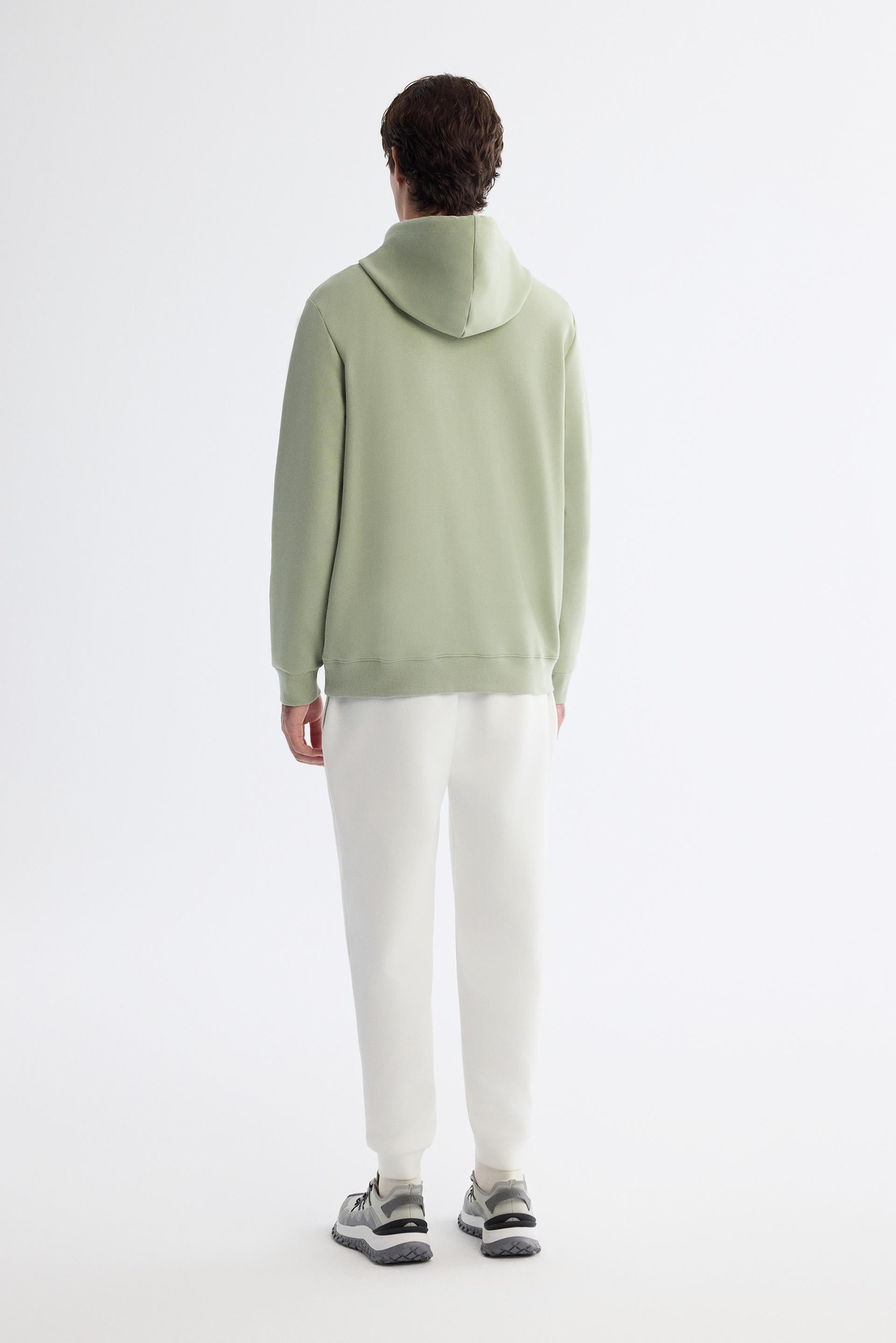 Mint Yeşil Kapüşonlu Sweatshirt