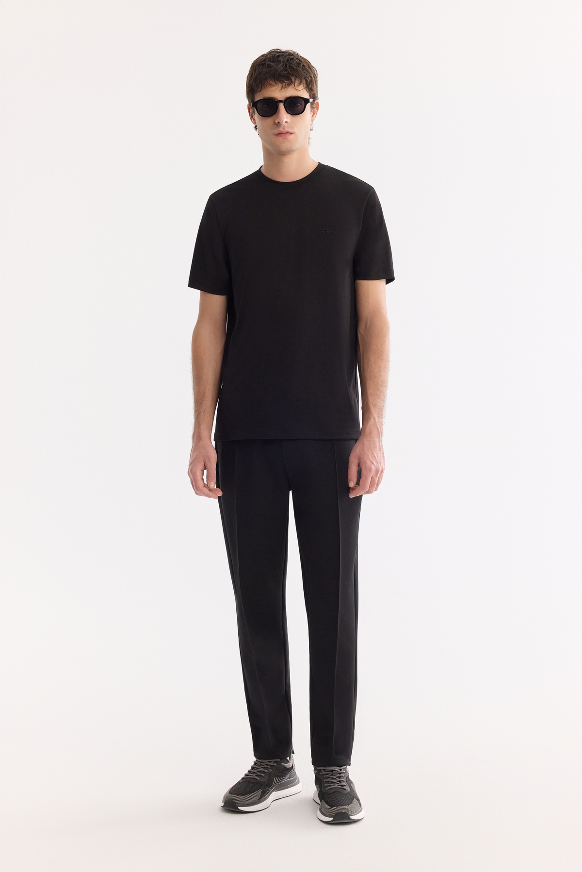 Black Round Neck T-Shirt