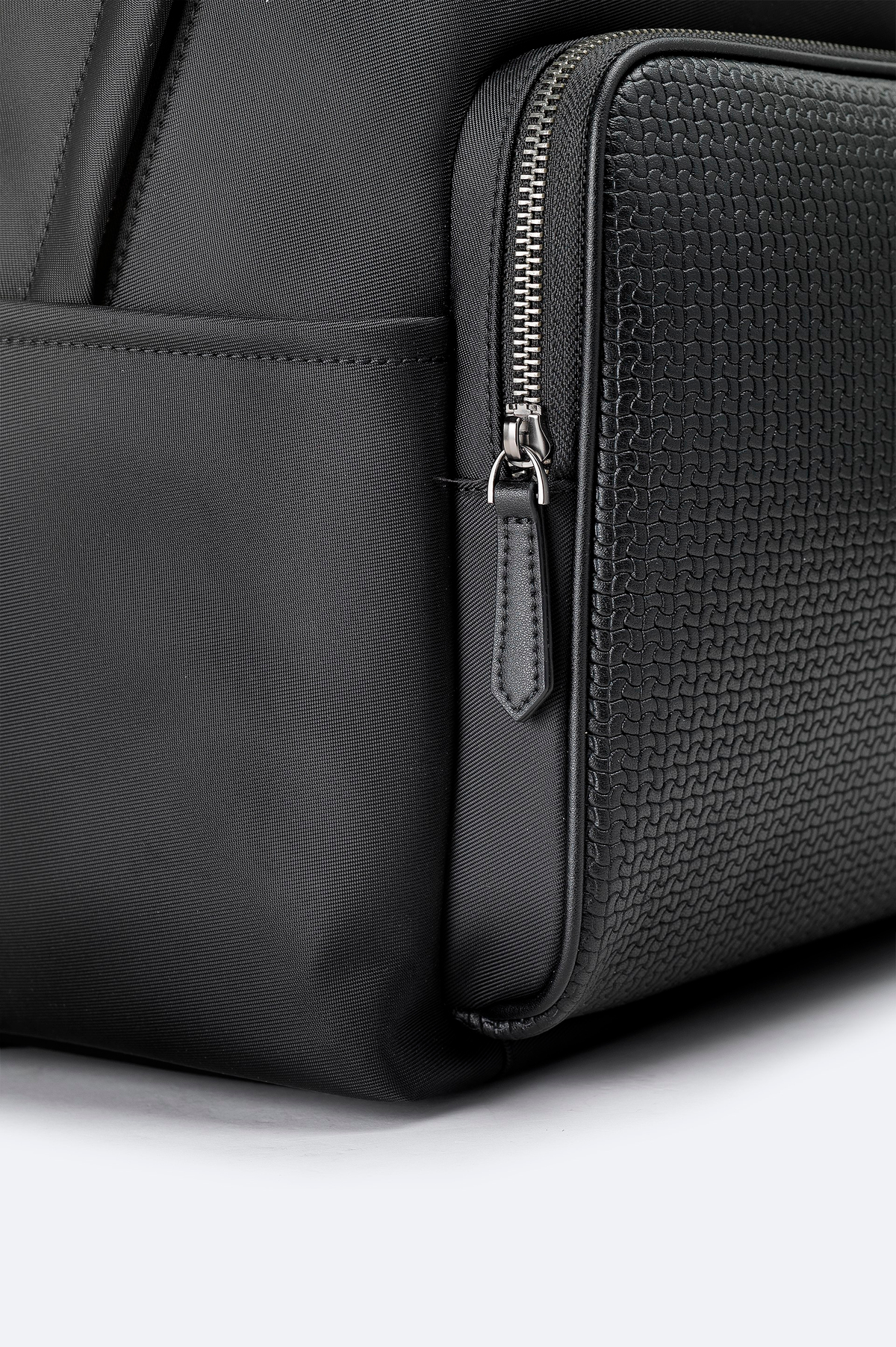 Black Leather Backpack