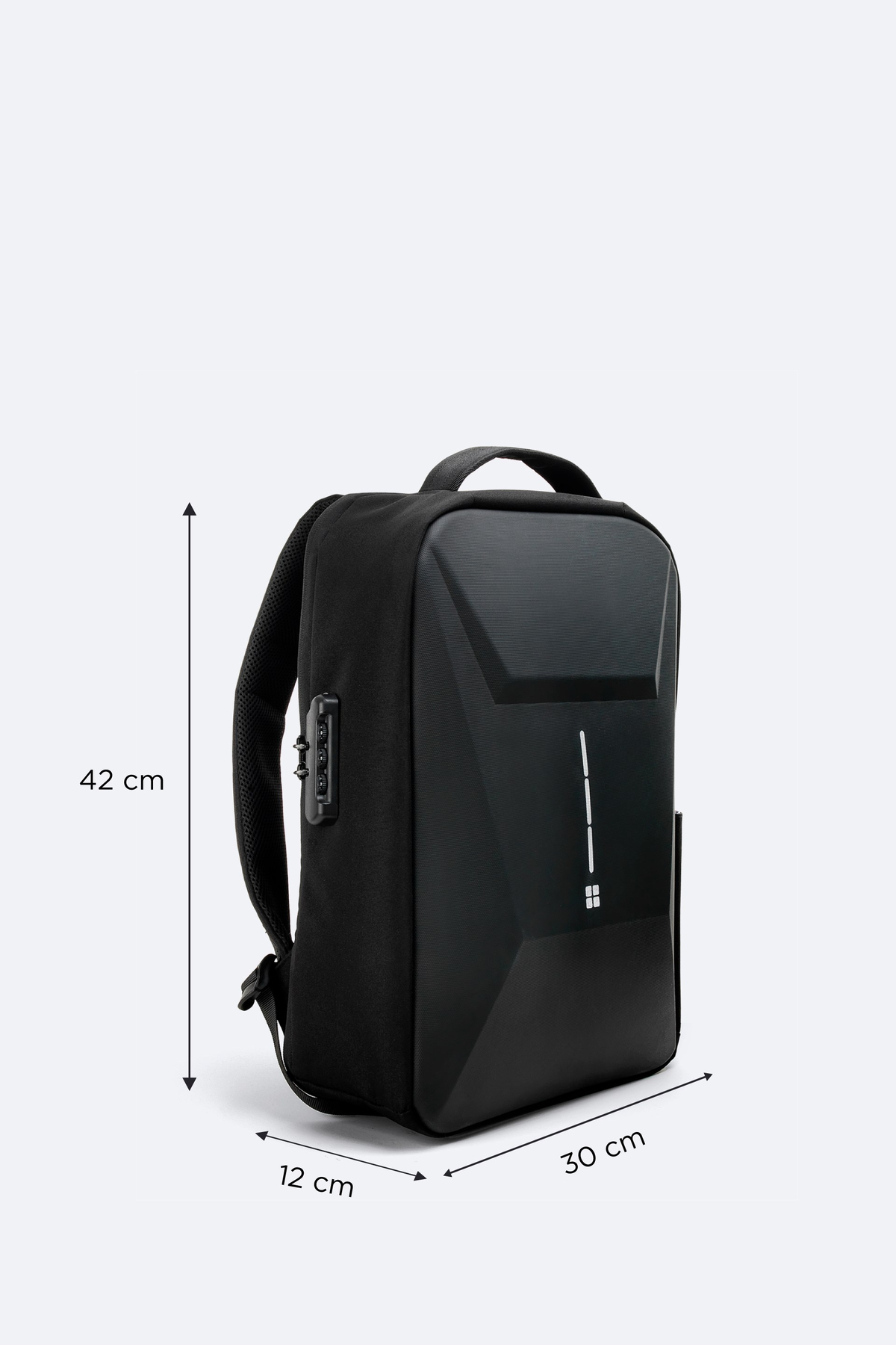 Black Hardshell Backpack