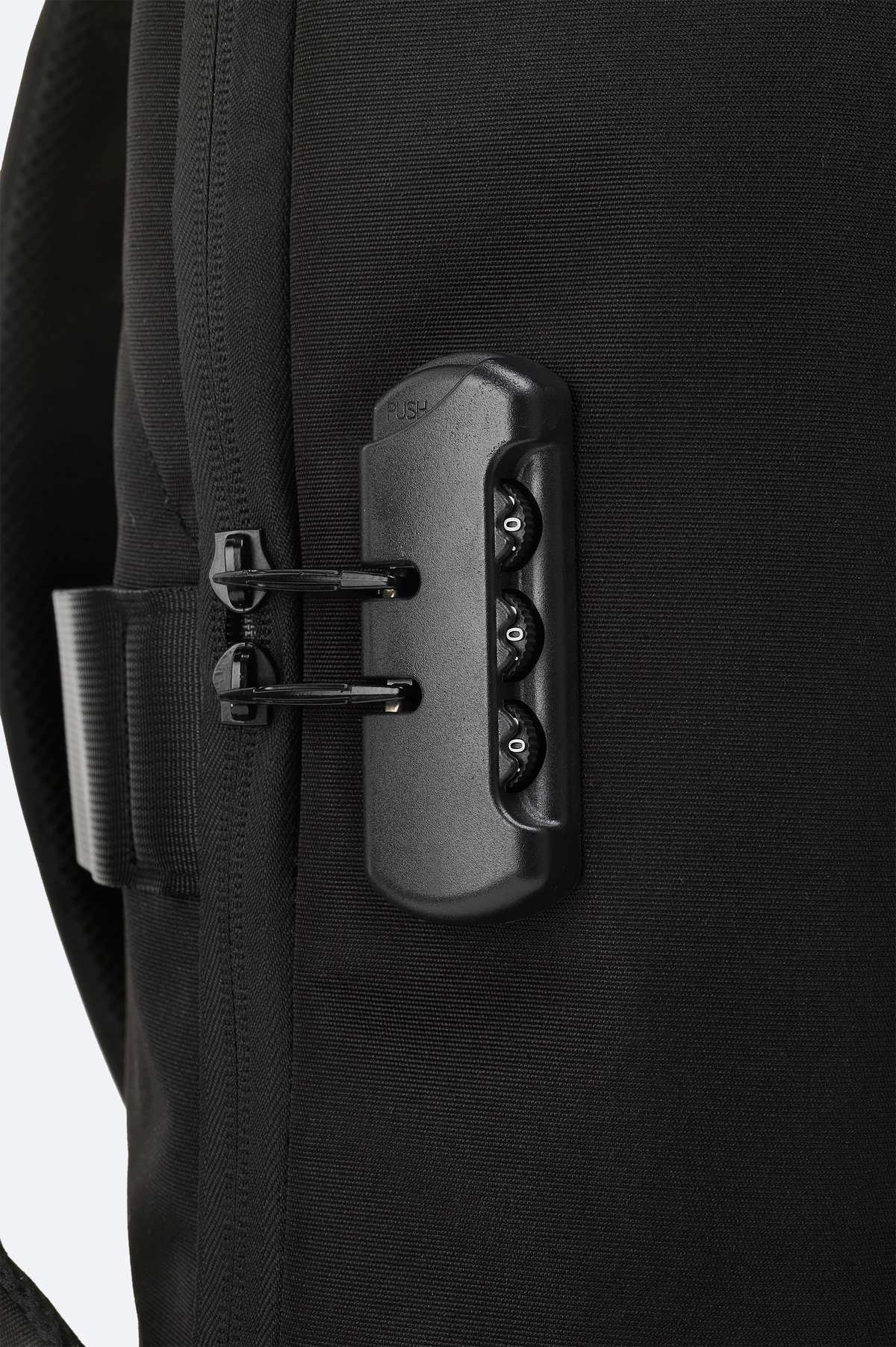 Black Hardshell Backpack