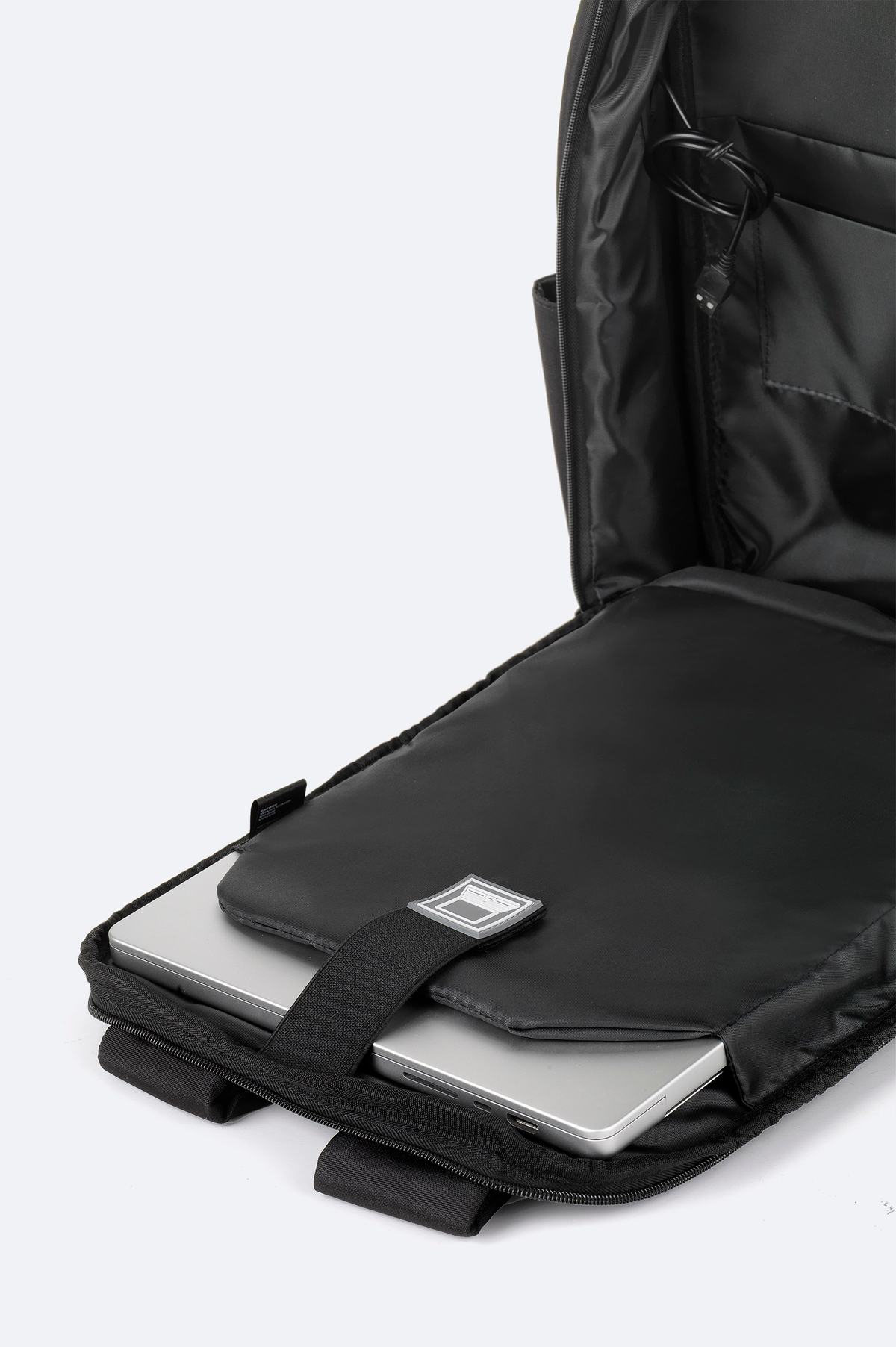 Black Hardshell Backpack