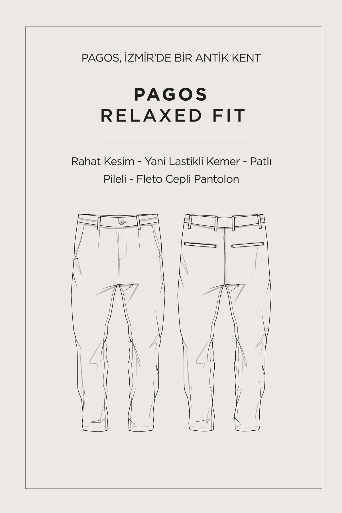 Black Pagos Trousers