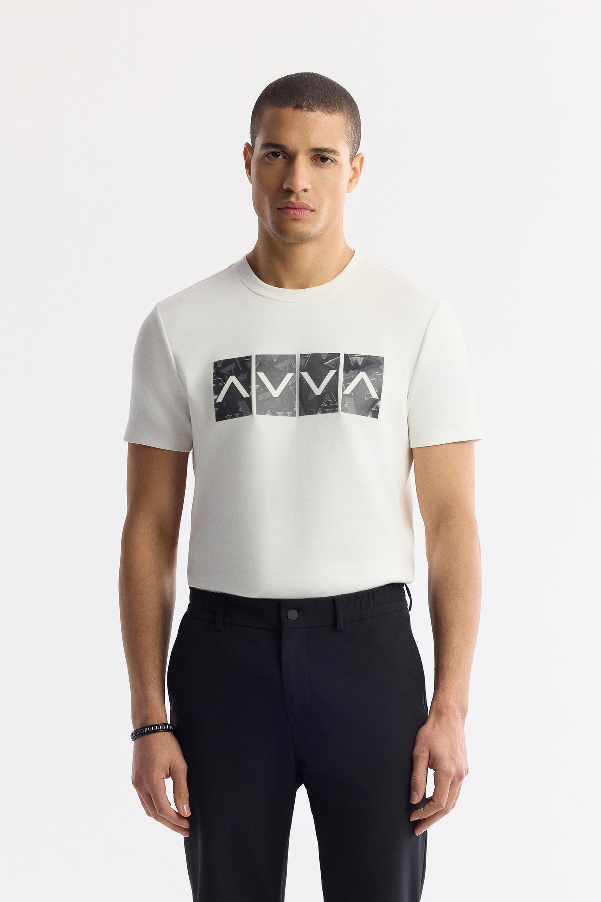 Siyah Yanı Lastikli Teknik Kumaş Nora Slim Fit Pantolon