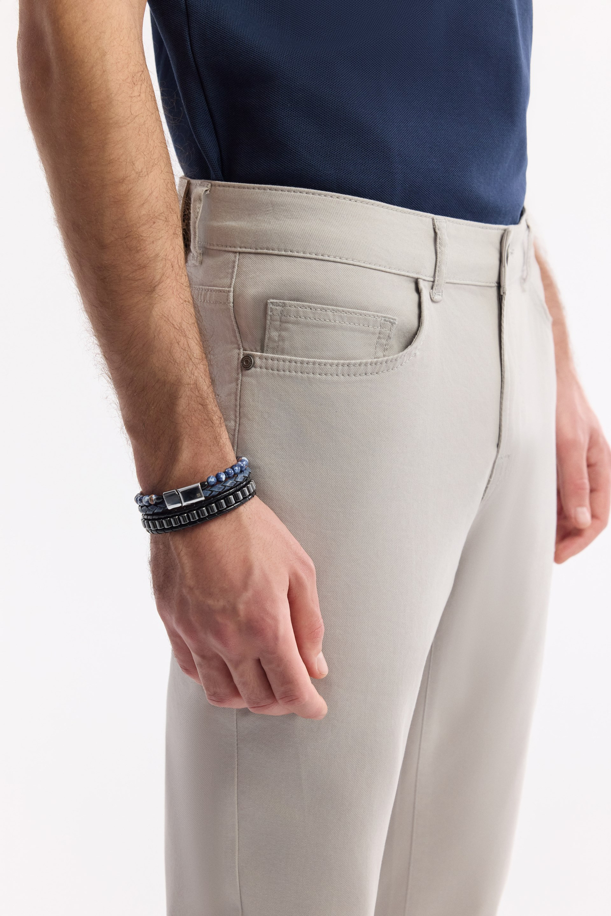 Taş Klasik Bel Soft Touch Pamuklu Pantolon