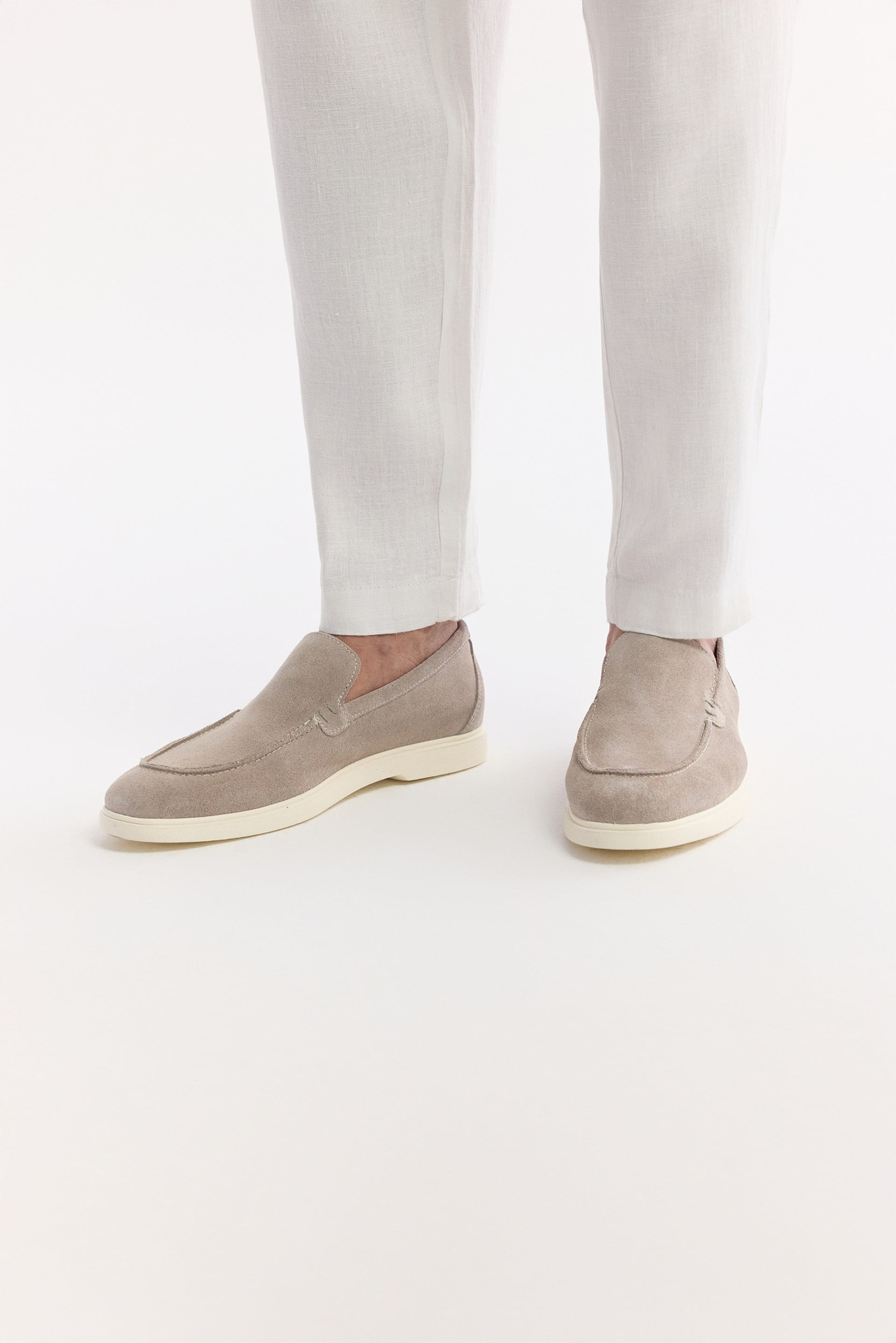 Taş Süet Loafer Ayakkabı