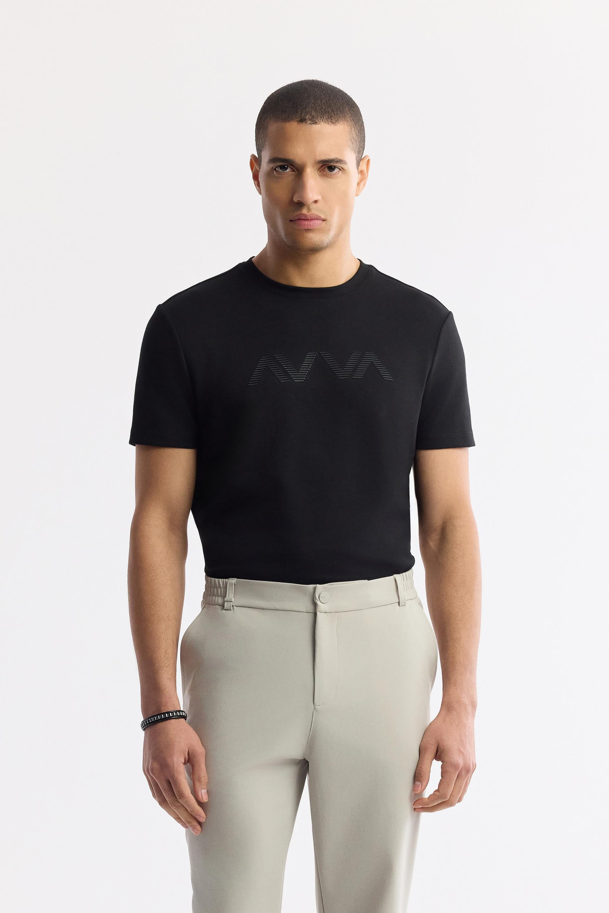 Taş Yanı Lastikli Teknik Kumaş Nora Slim Fit Pantolon